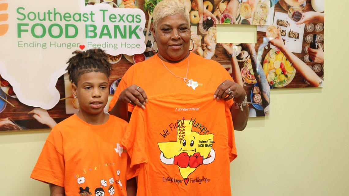 Beaumont ISD student one of 3 chosen for Southeast Texas Food Bank T shirt design contest