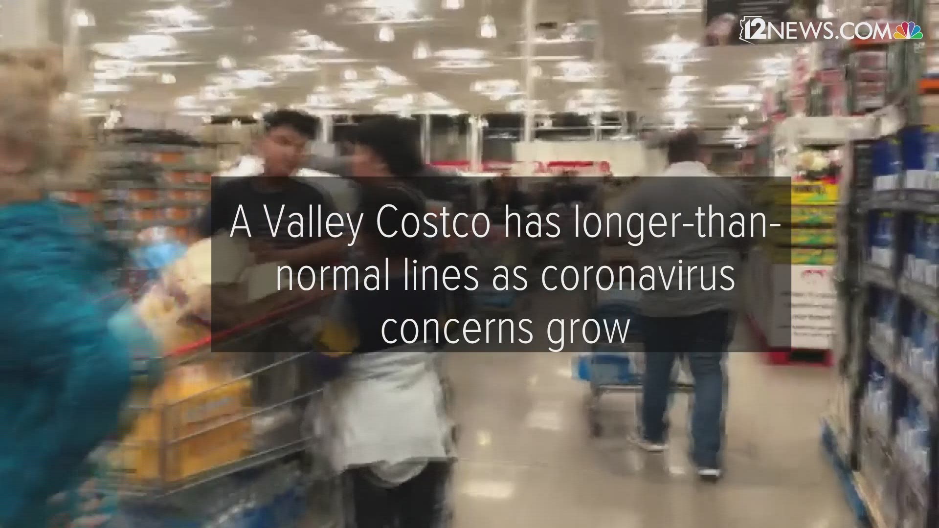 Shelves in a Valley Costco were cleared of things like toilet paper as worries about coronavirus grow. But the DHS says that's the wrong thing to do.