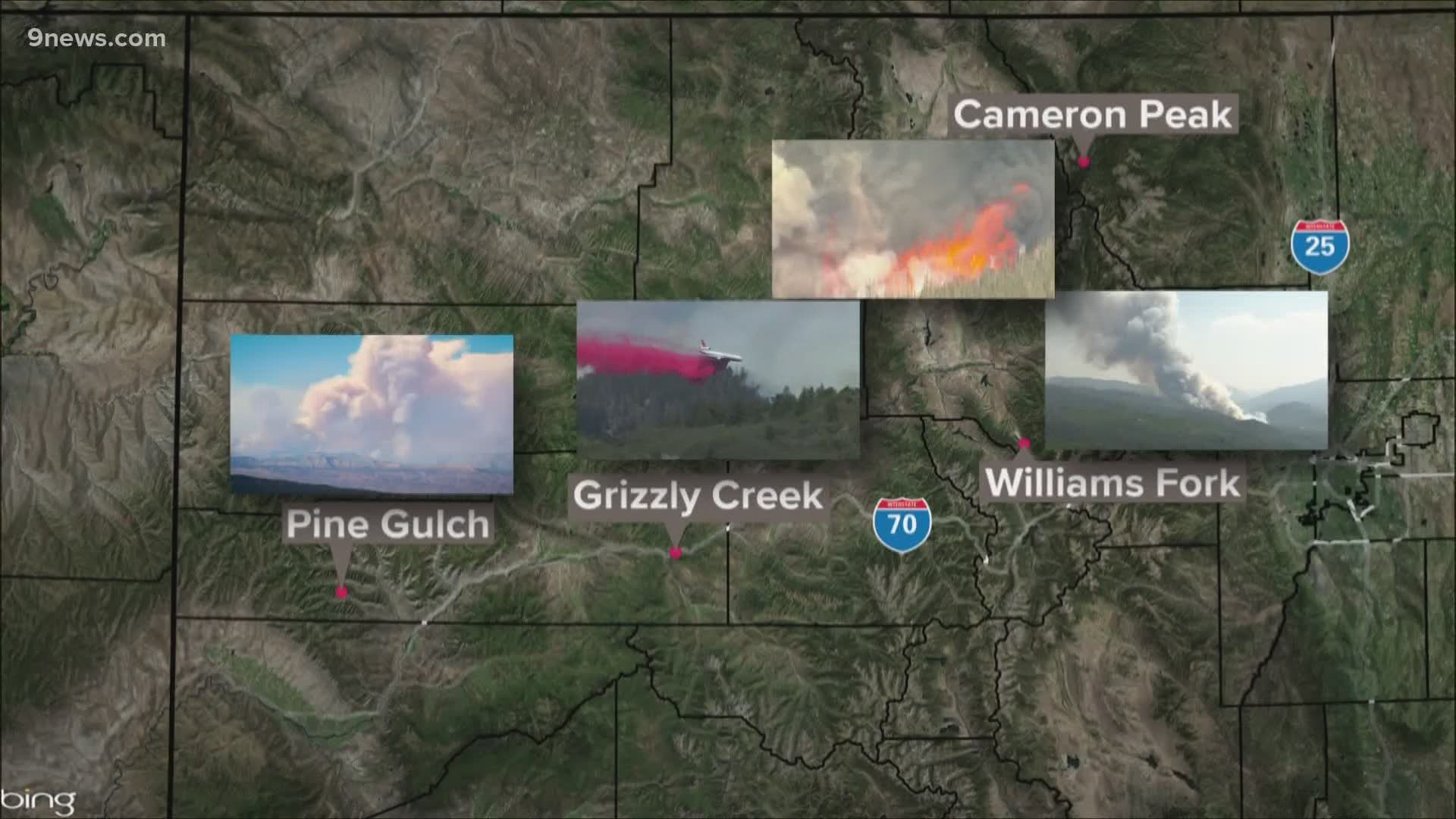 The Pine Gulch Fire north of Grand Junction has grown to become one of the largest in the history of the state.