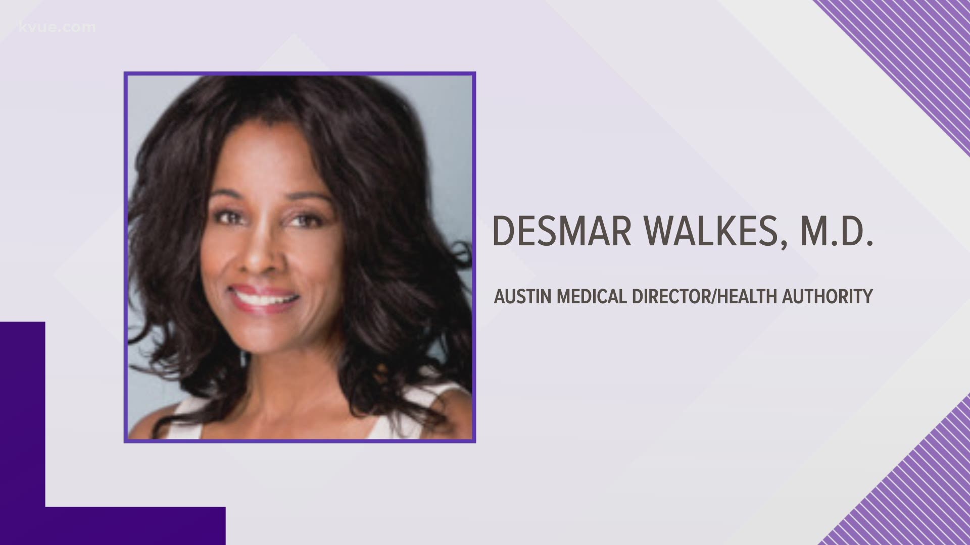 Dr. Desmar Walkes will replace Dr. Mark Escott, who has seen the area through the pandemic as interim director.