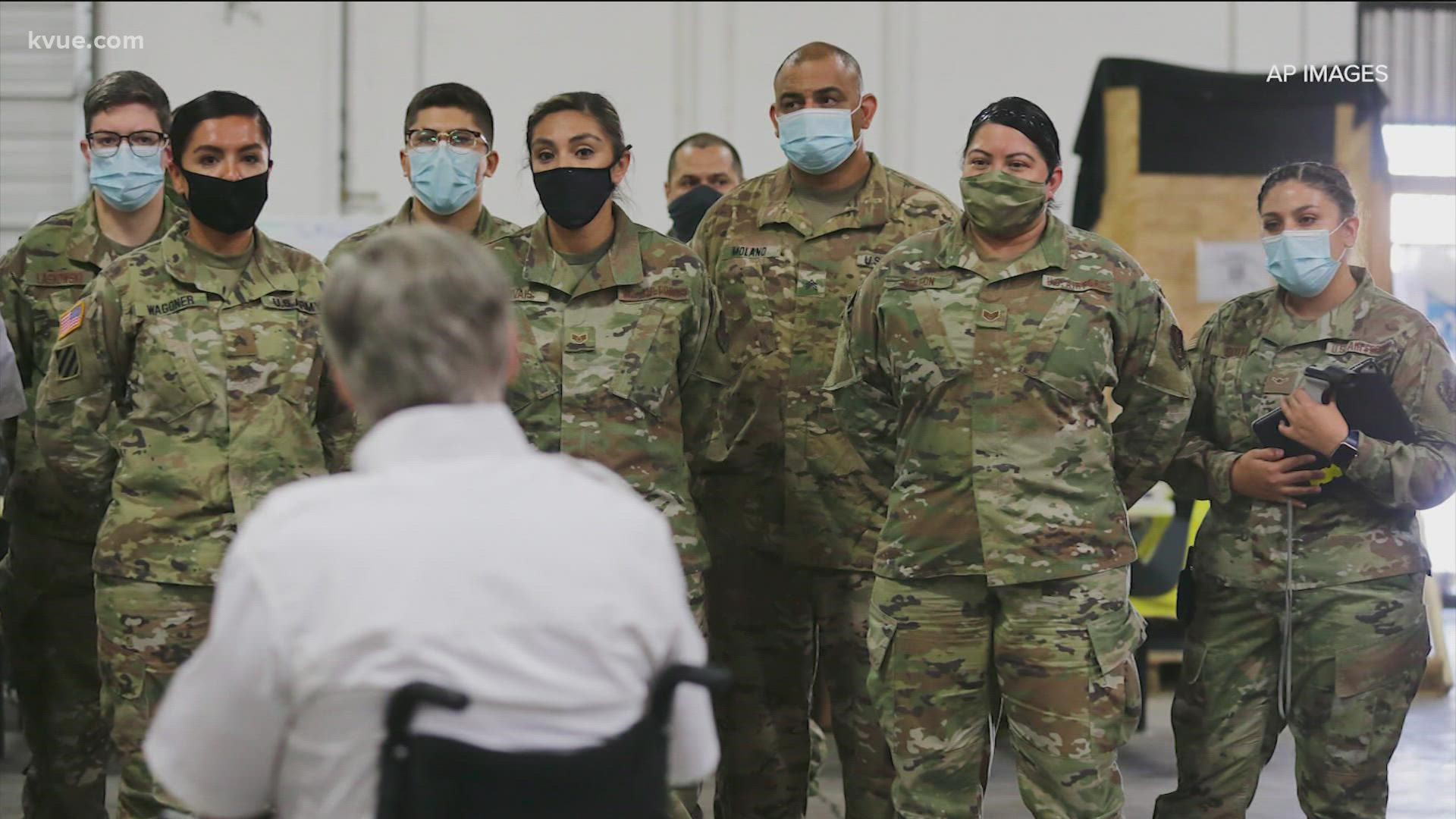 "The State of Texas will not enforce this latest COVID-19 vaccine mandate against its guardsmen," Abbott said.