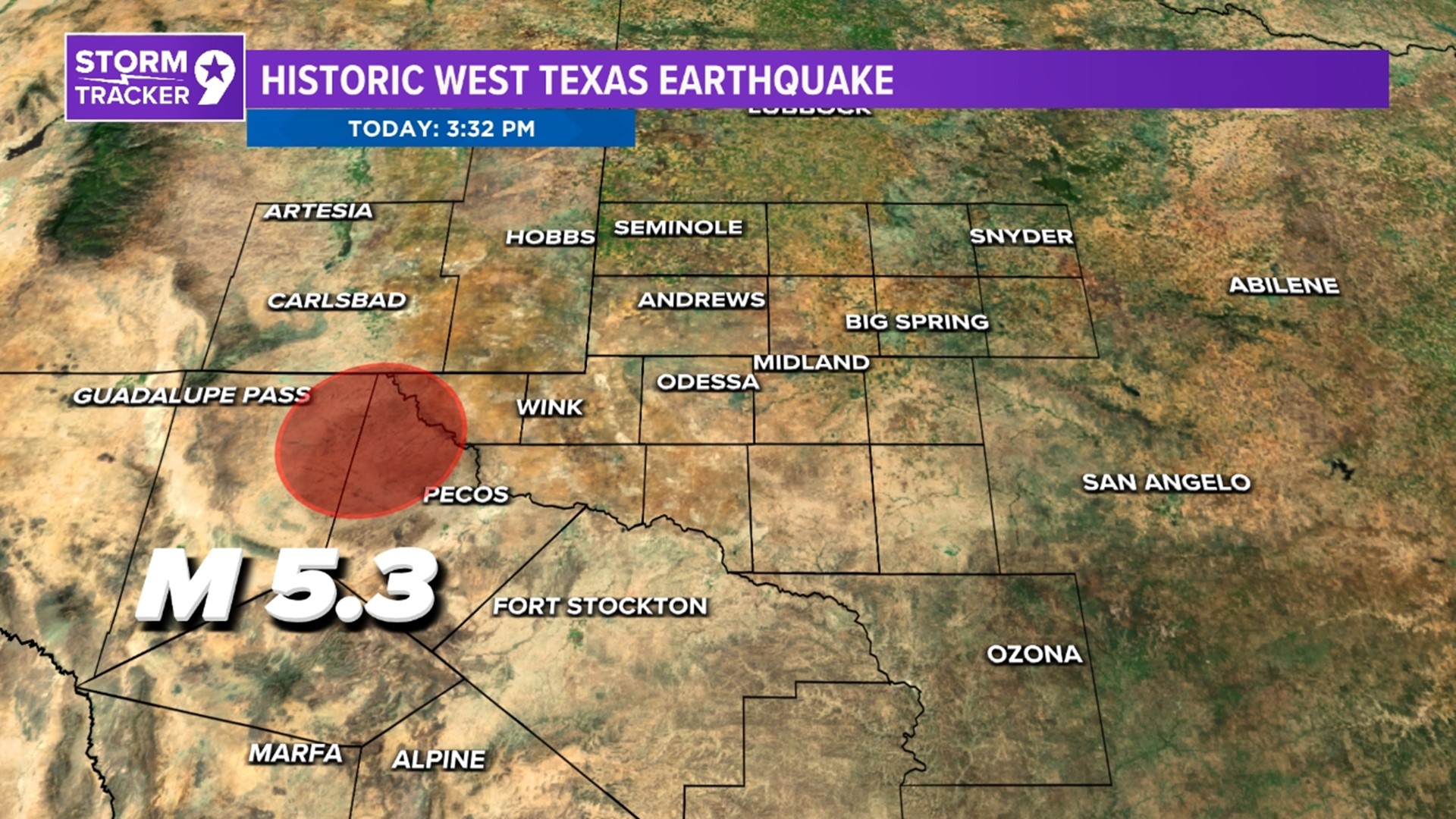 This is the third strongest earthquake ever to strike Texas, and the strongest since 1995.