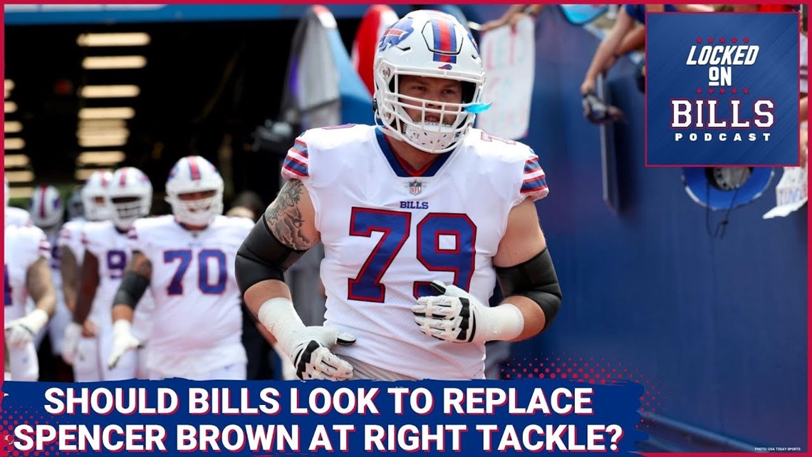 Should Buffalo Bills look to replace Spencer Brown at right tackle?