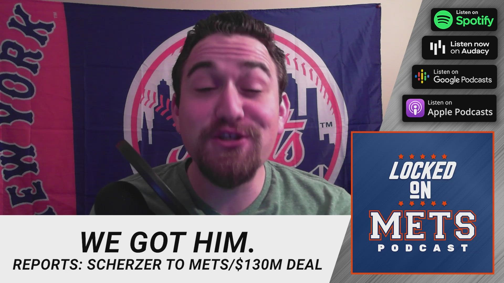 Mets signing Max Scherzer to record $130 million deal