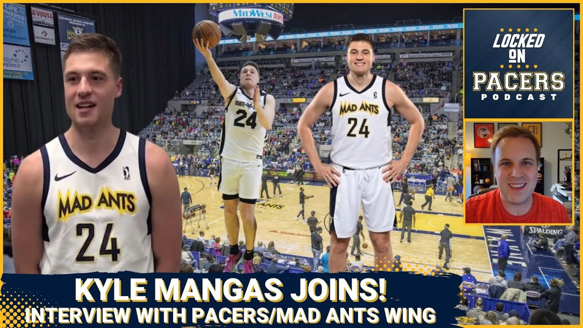 Indiana Pacers - Mad Ants guard Kyle Mangas joins Locked On Pacers to talk G League, Pacers, Jarace and more