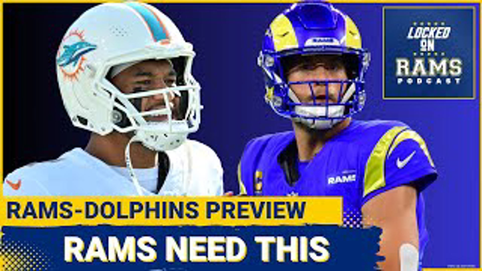 The Los Angles Rams are hosting the Miami Dolphins on Monday Night Football! D-Mac and Locked on Dolphins host Kyle Crabbs preview the matchup!