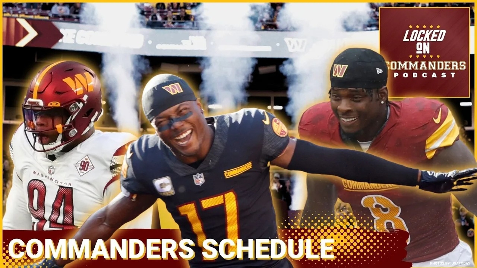 Washington Commanders 2024 NFL Schedule, Primetime Games, Toughest