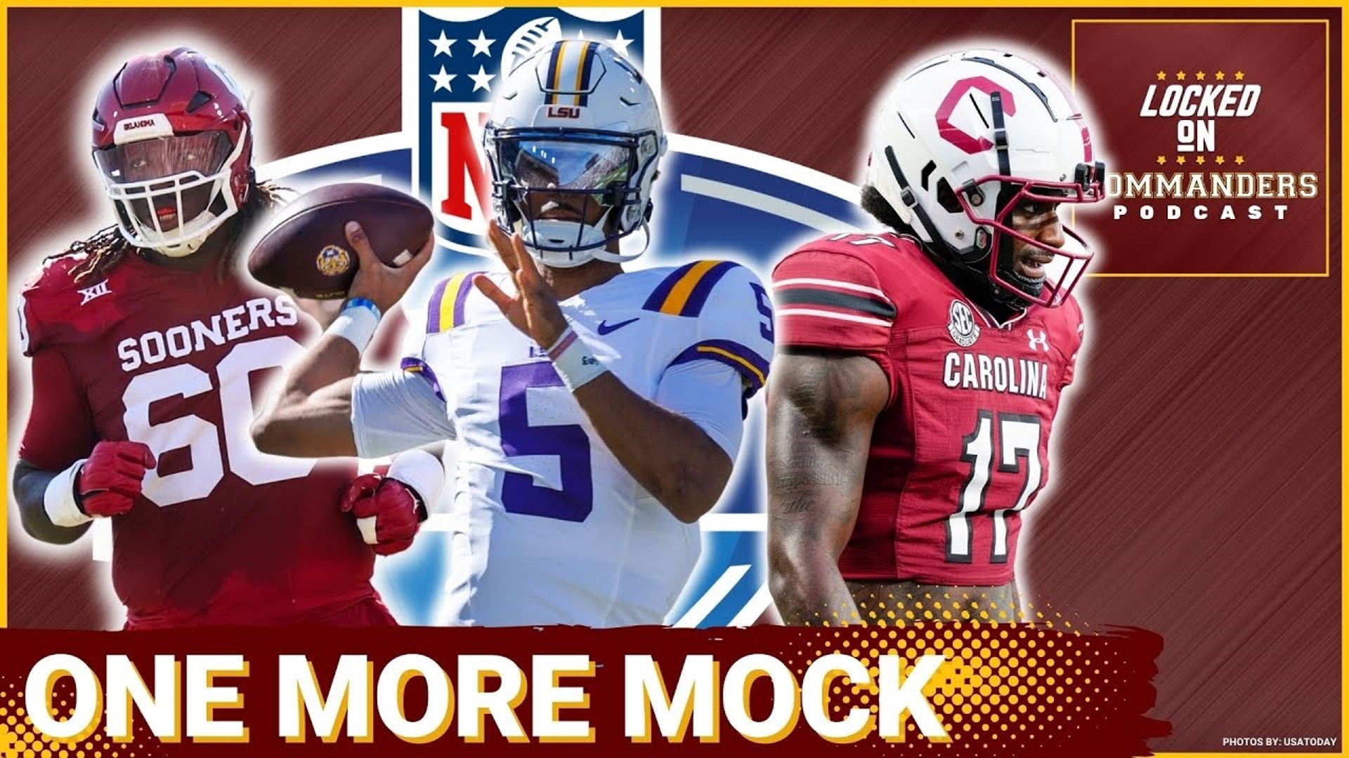 Our first and only first-round mock NFL Draft and our final seven-round Washington Commanders projection!