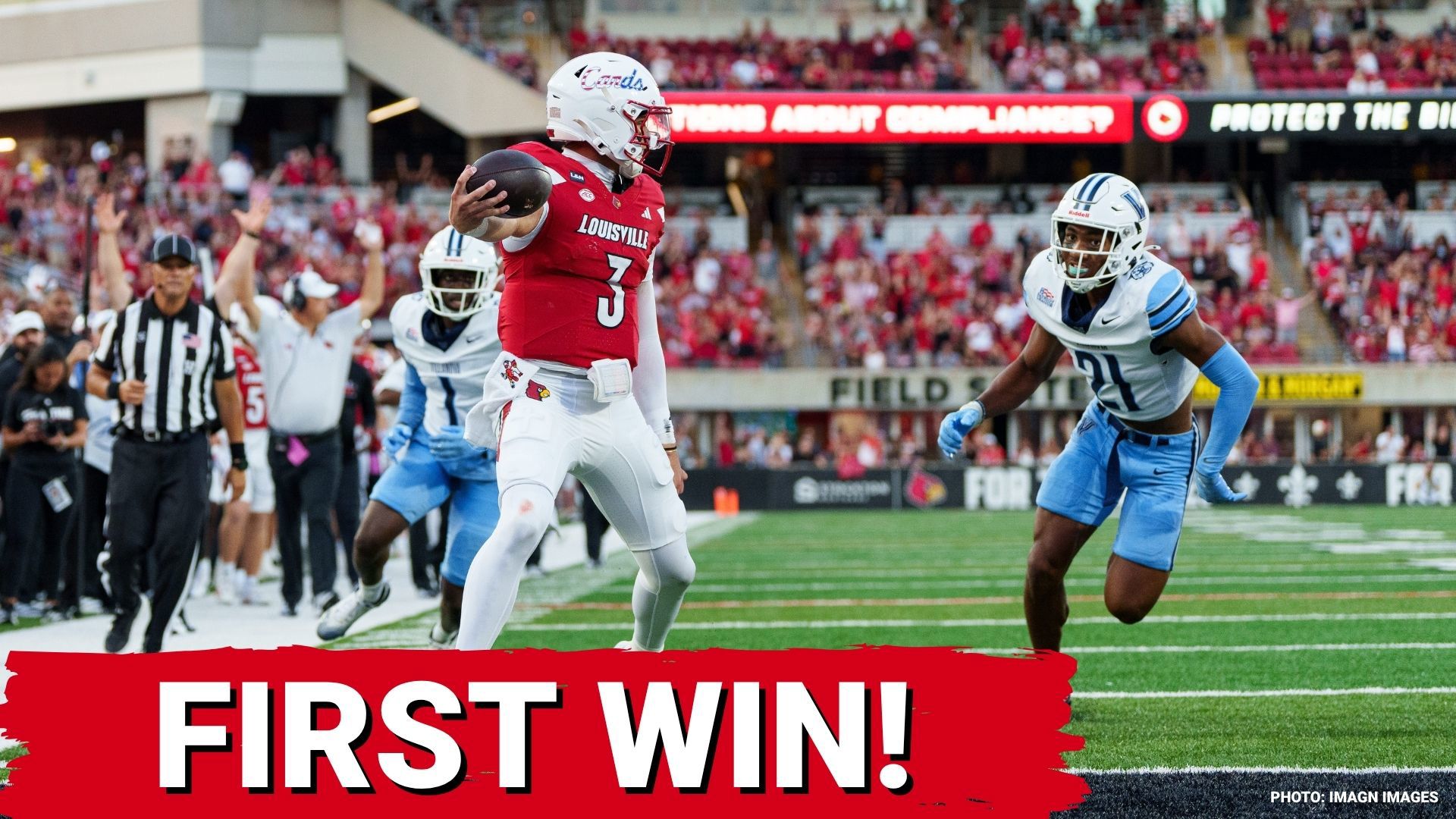 HYPE: Louisville QB Lincoln Kienholz receives MORE national praise following Cards win vs Villanova