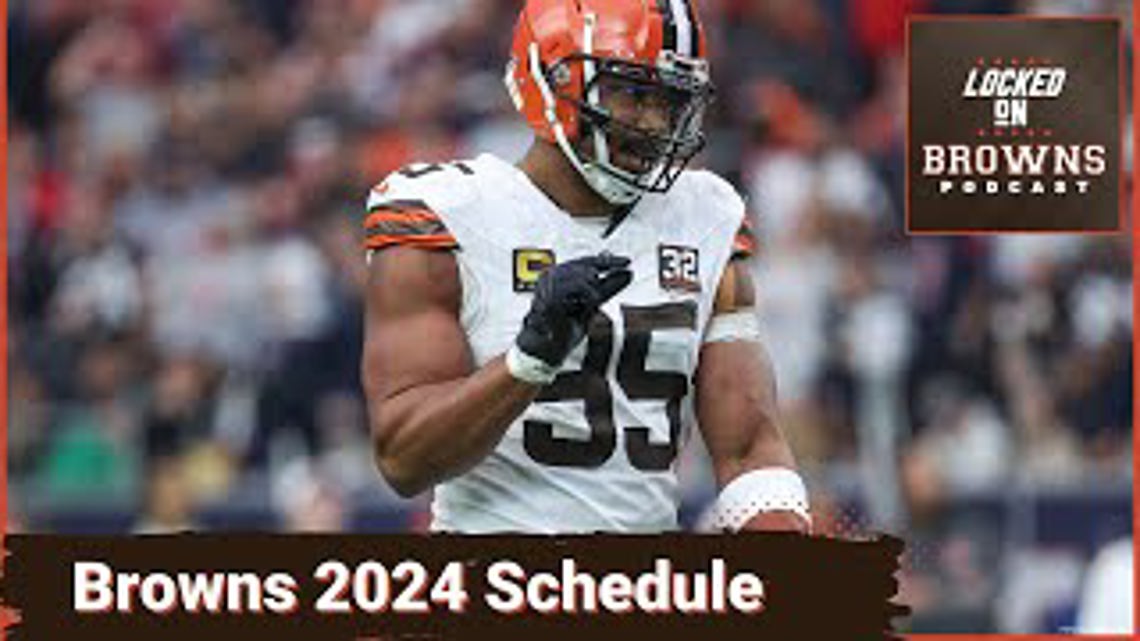 Cleveland Browns official 2024 Schedule Release