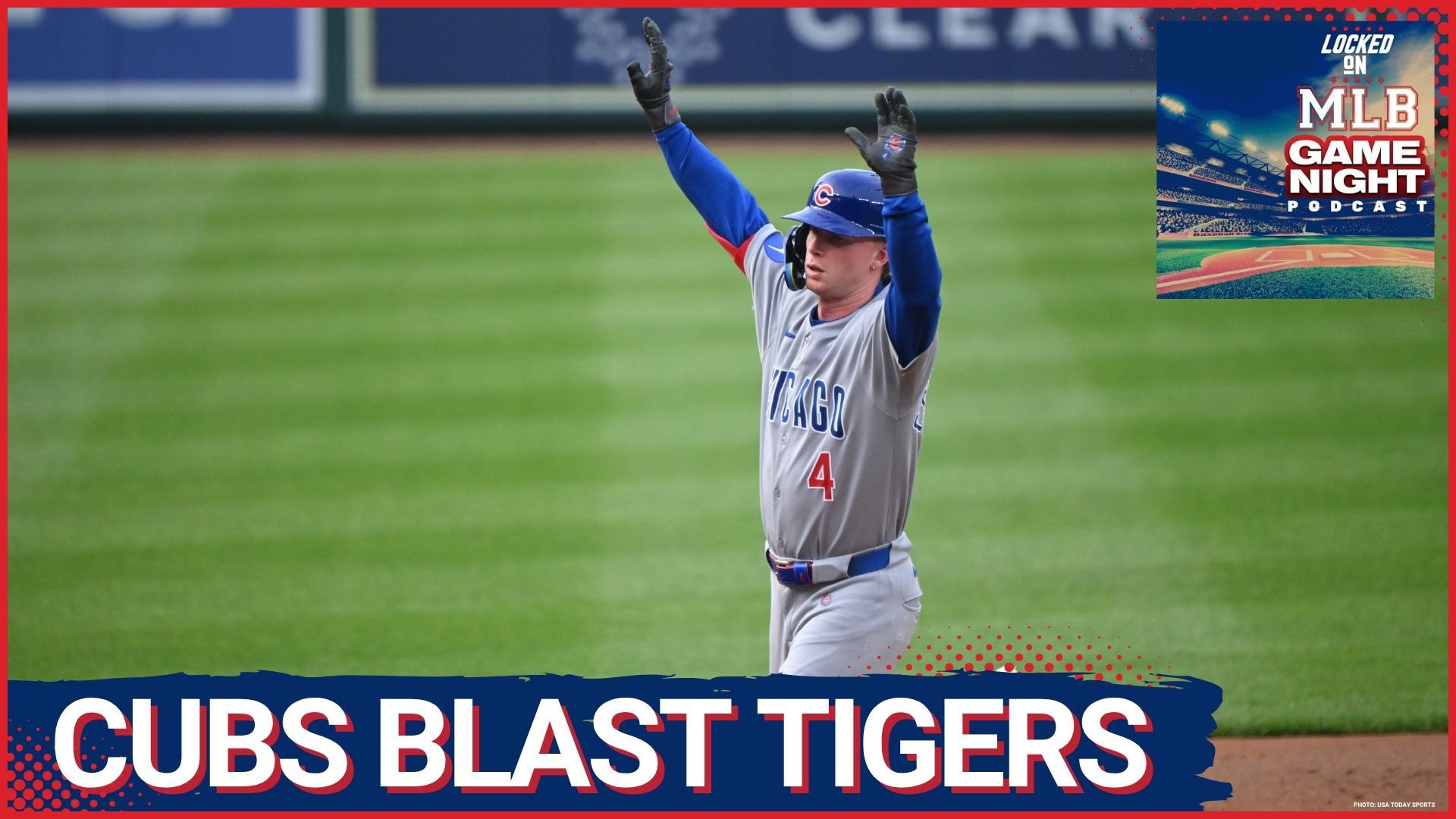 The Chicago Cubs launched FIVE homeruns to take down the Detroit Tigers and even the series at one game each. At the same time, the St. Louis Cardinals walked off LA