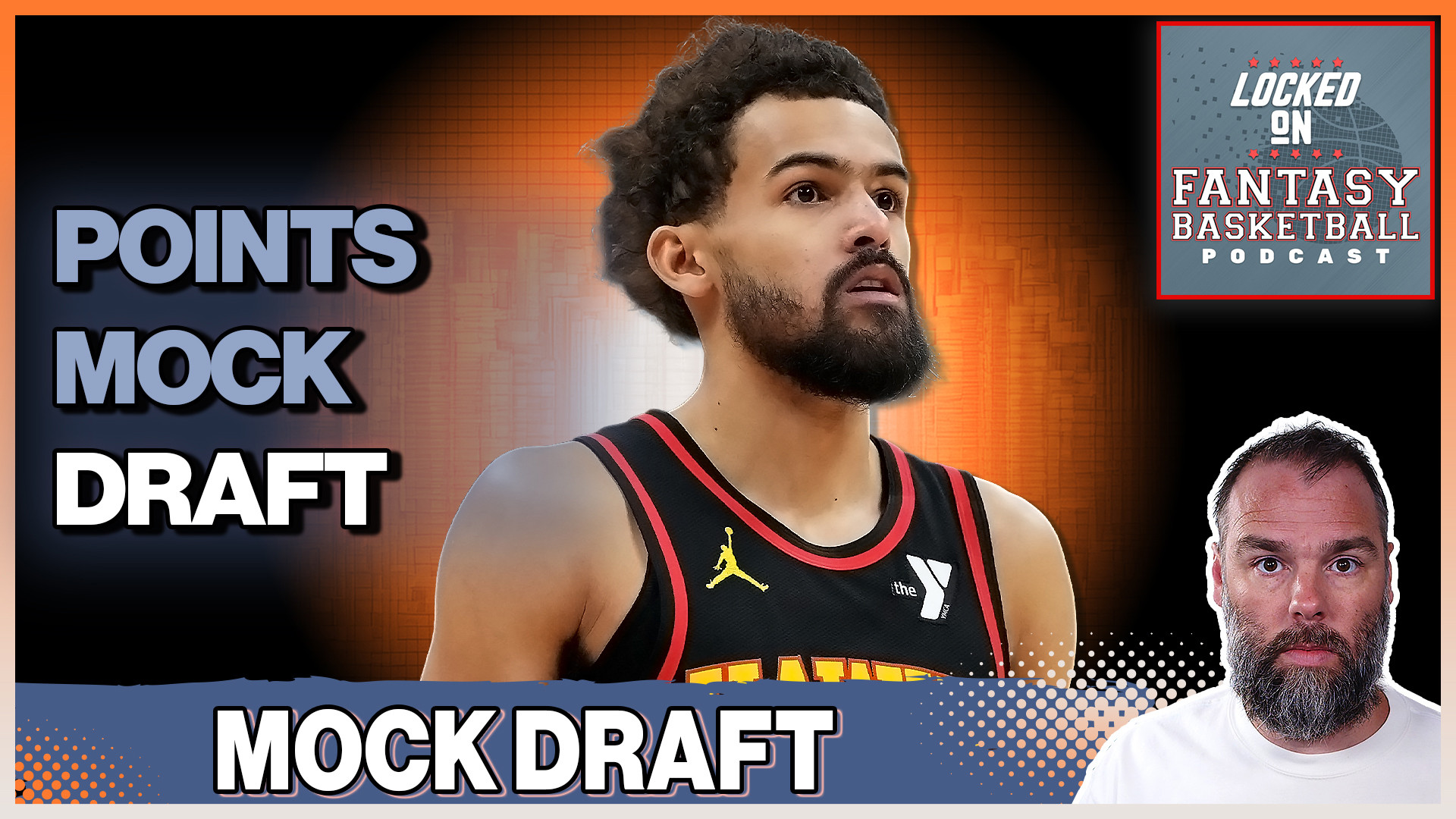 Points league mock draft: Trae Young at 7, Zion in round 3. Risky picks, upside flyers, and center struggles. Josh analyzes strategy and player values