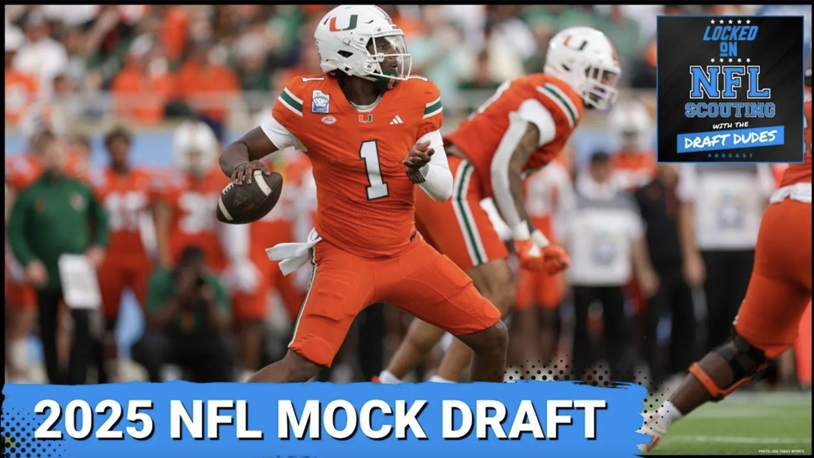 2025 NFL Mock Draft using official order following Week 18 Titans own