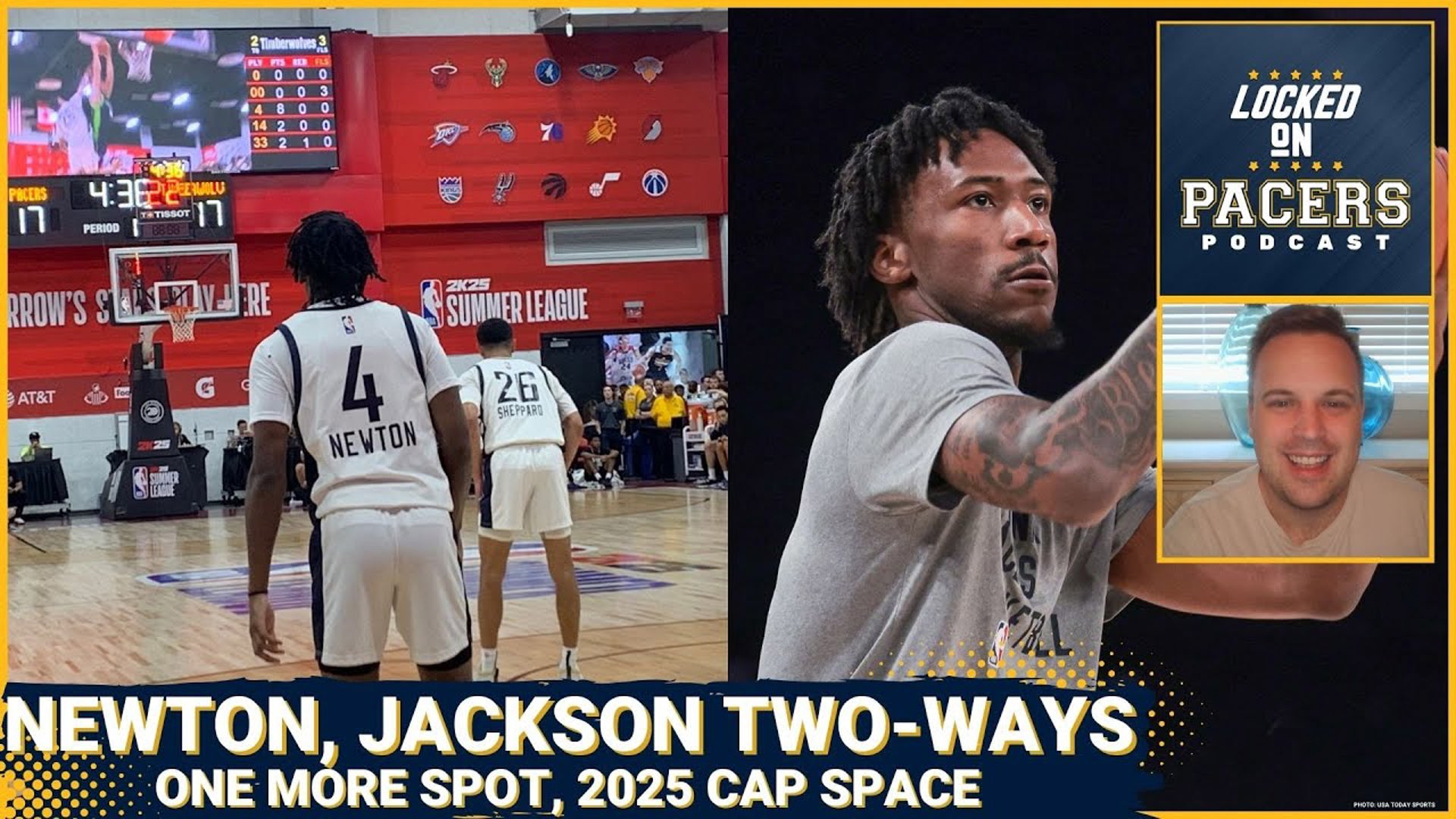 Why Indiana Pacers put Tristen Newton, Quenton Jackson on two-way + Enrique Freeman, Oscar Tshiebwe