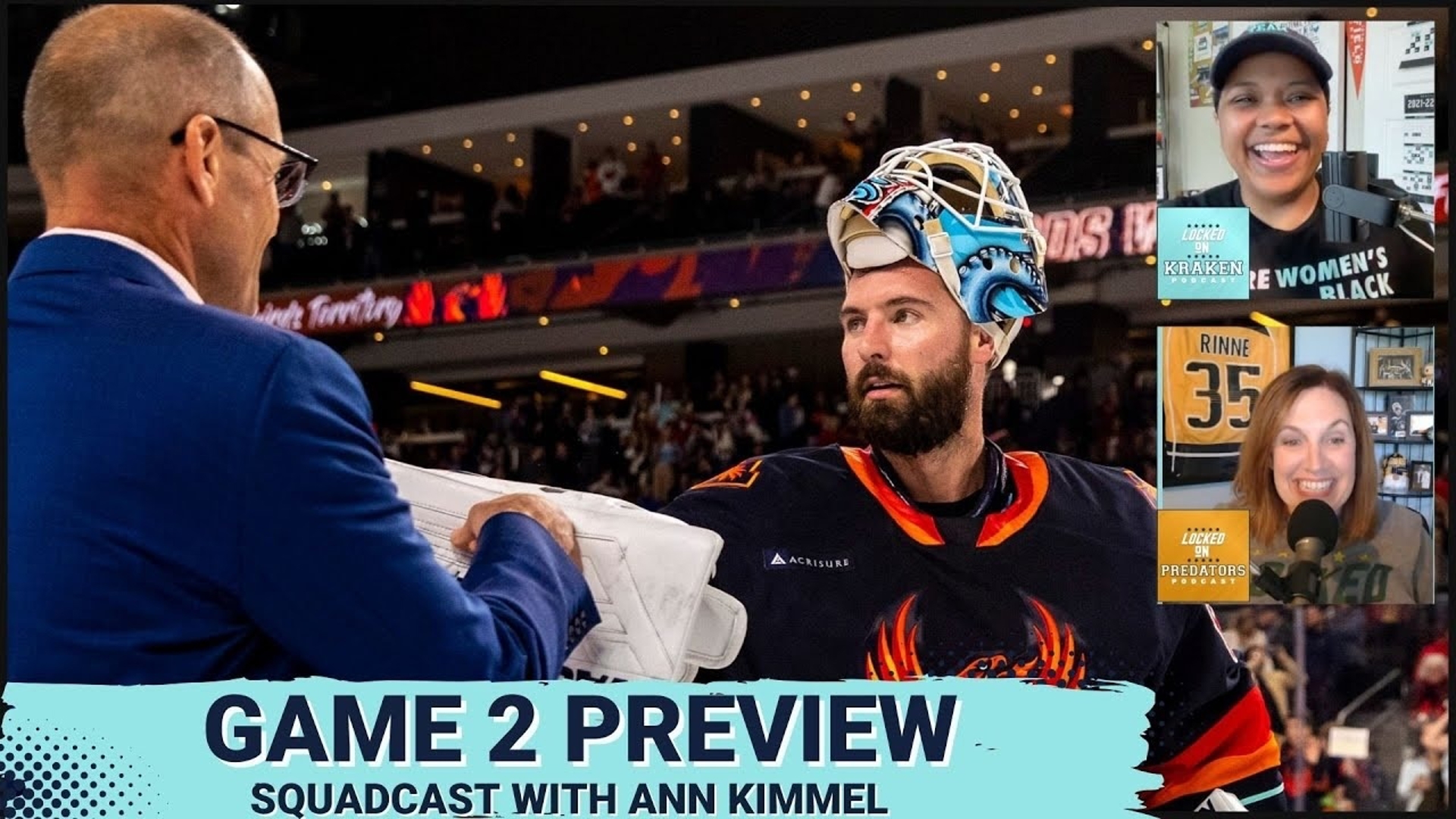 Get ready for Game 2 of the AHL Western Conference Finals with a crossover episode featuring Ann Kimmel from  @LockedOnPredators .