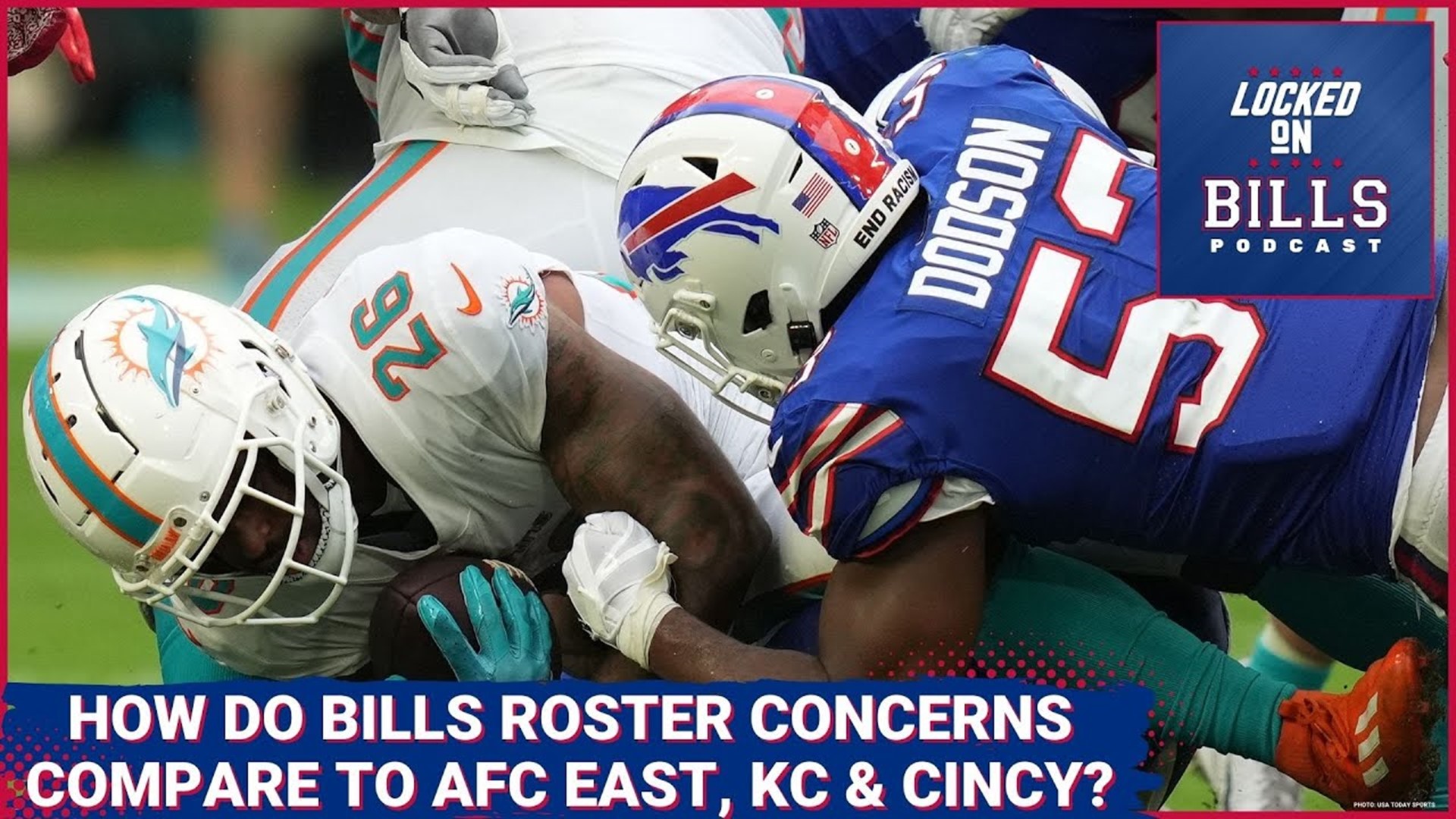 How do Buffalo Bills roster issues compare to AFC East & top AFC  contenders? Is MLB a fatal flaw?