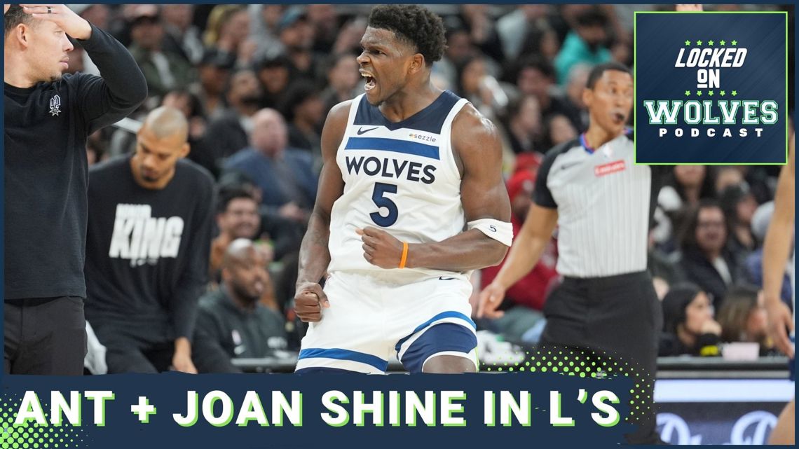 Anthony Edwards Drops CAREER-HIGH, Joan Beringer SHINES But Minnesota Timberwolves Lose to Rockets, Spurs