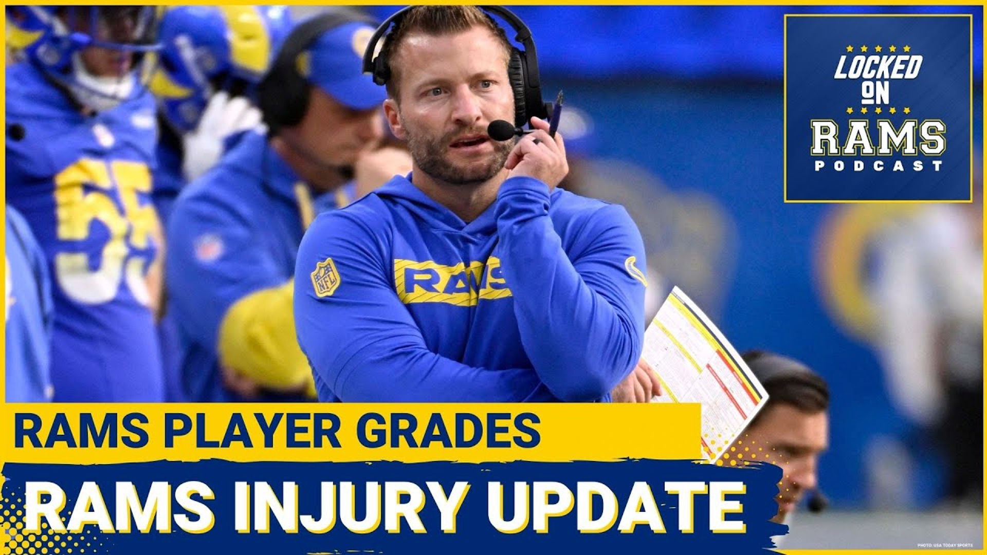 Sean McVay gave injury updates on Steve Avila, Jonah Jackson, John Johnson III, and Jordan Whitington.