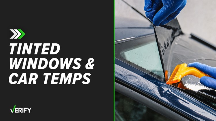 Tinting your car windows can help reduce the heat in your car
