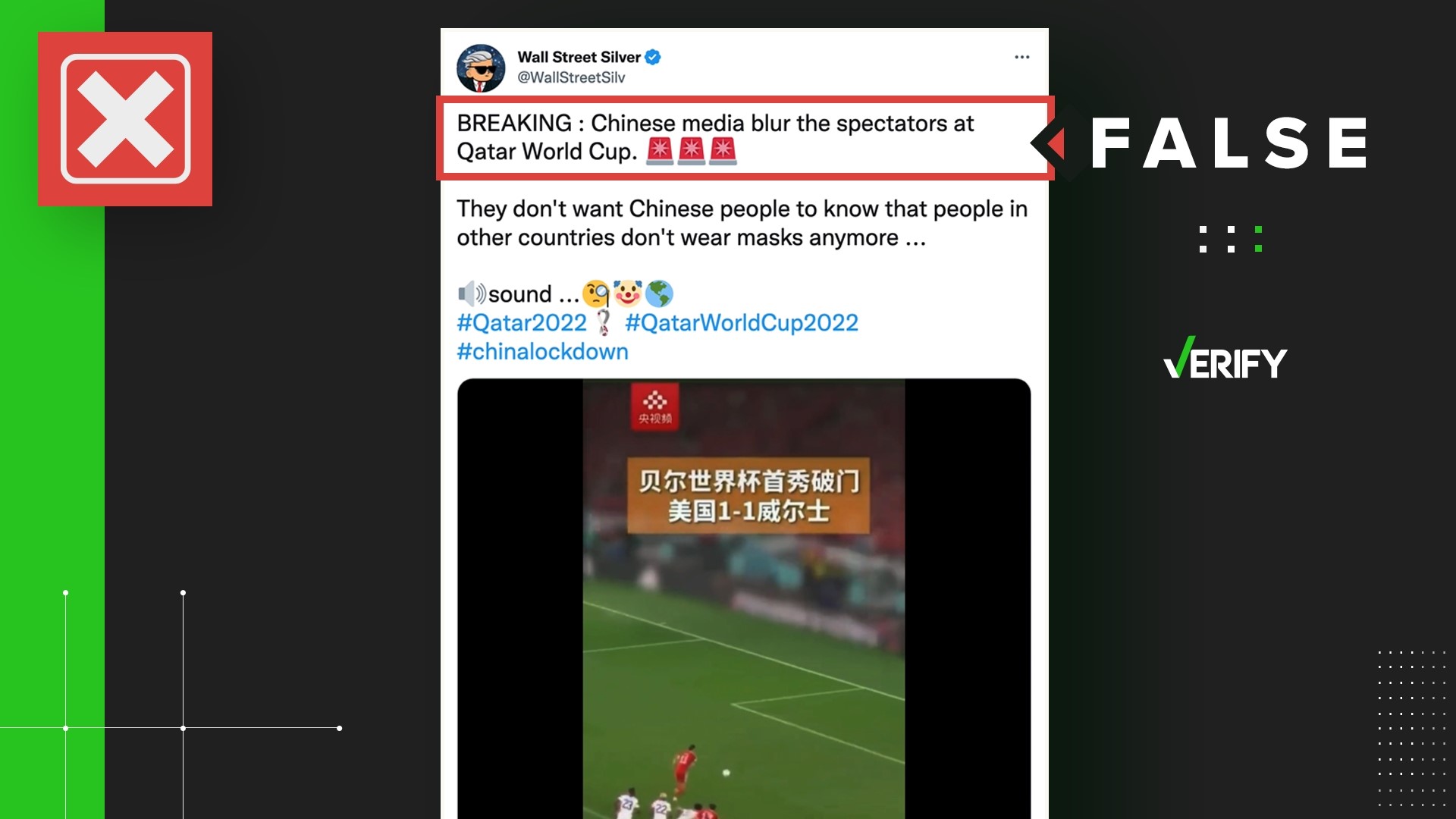 Fact-checking claims of China censorship during FIFA World Cup