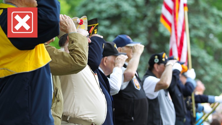 No, homeless veterans were not kicked out of New York hotels to house migrants