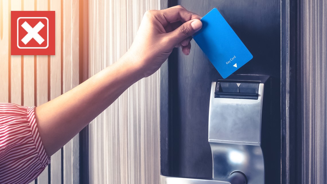 Hotel key cards don't store your personal, financial information - Vimarsana News