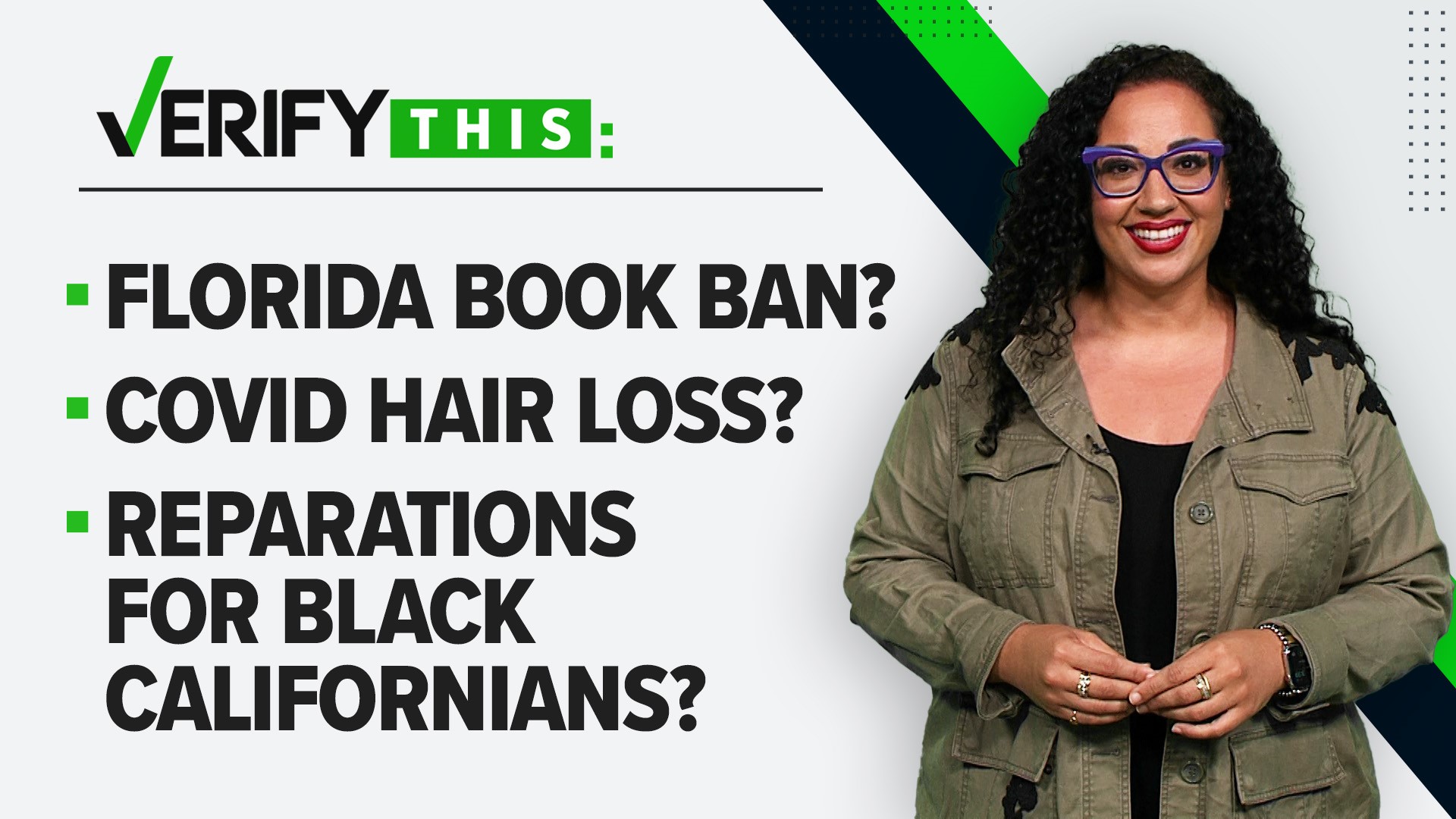 Fact-checking claims about book bans in Florida, no more red meat in New York City, Covid hair loss, reparations for Black Californians and more.