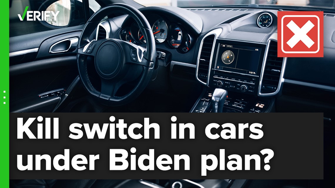 Police will not have remote access to your car with a 'kill switch' under Biden's bill