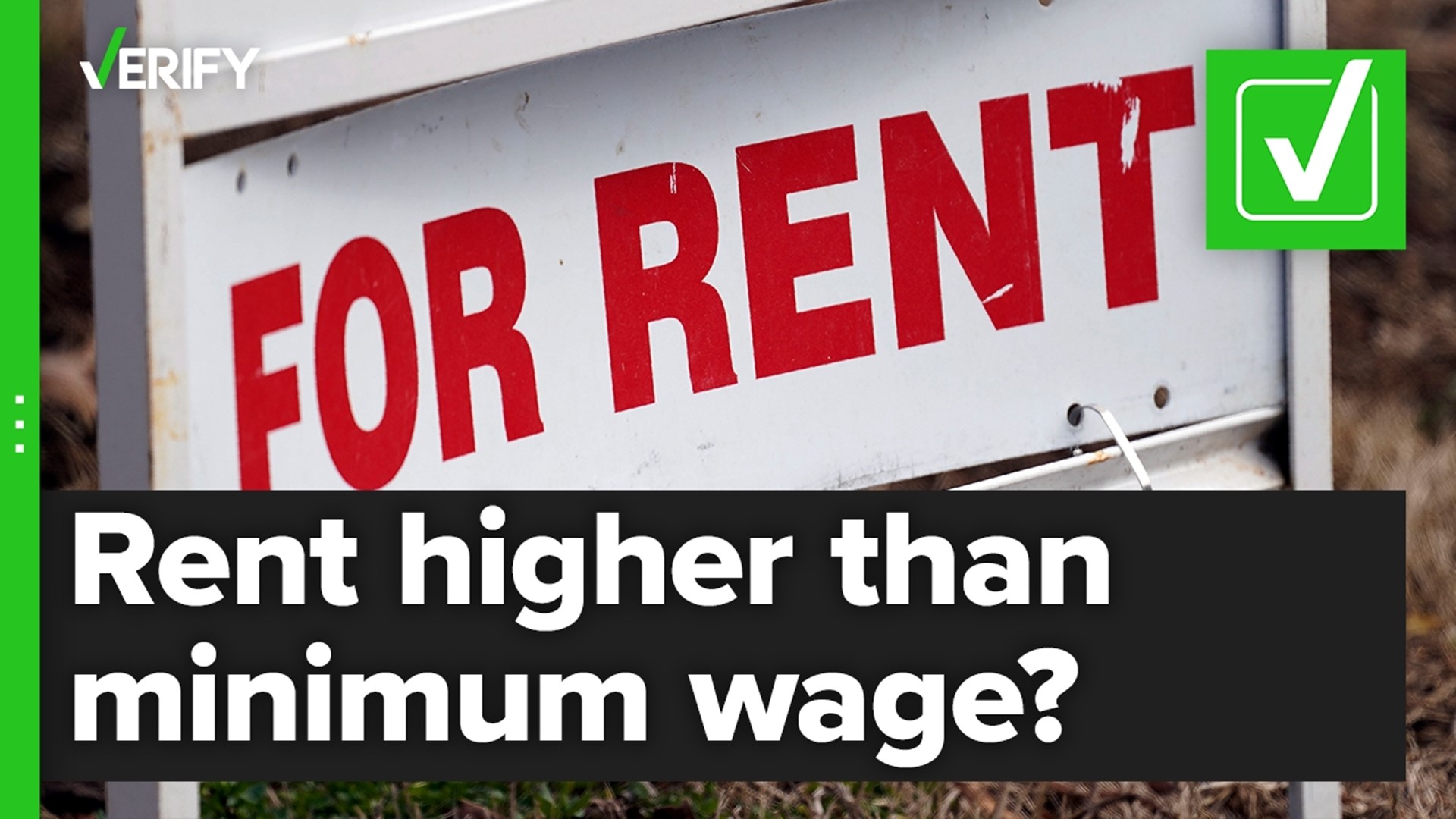 The amount of money earned on the federal minimum wage in a month is several hundred dollars less than the typical cost of rent nationwide.