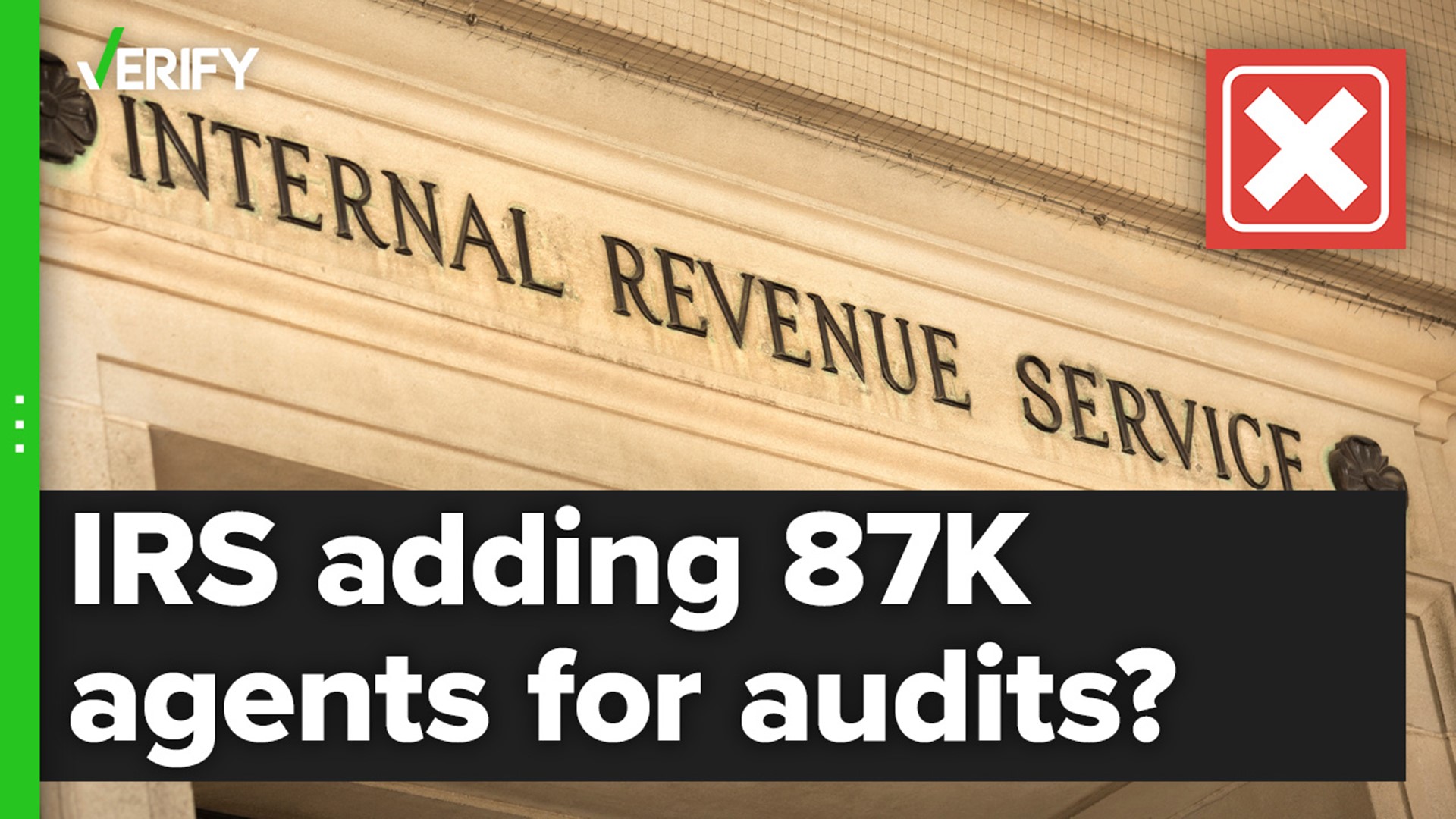 The Inflation Reduction Act includes about $80 billion in funding for the IRS. The agency isn’t using that money to hire 87,000 new auditors.