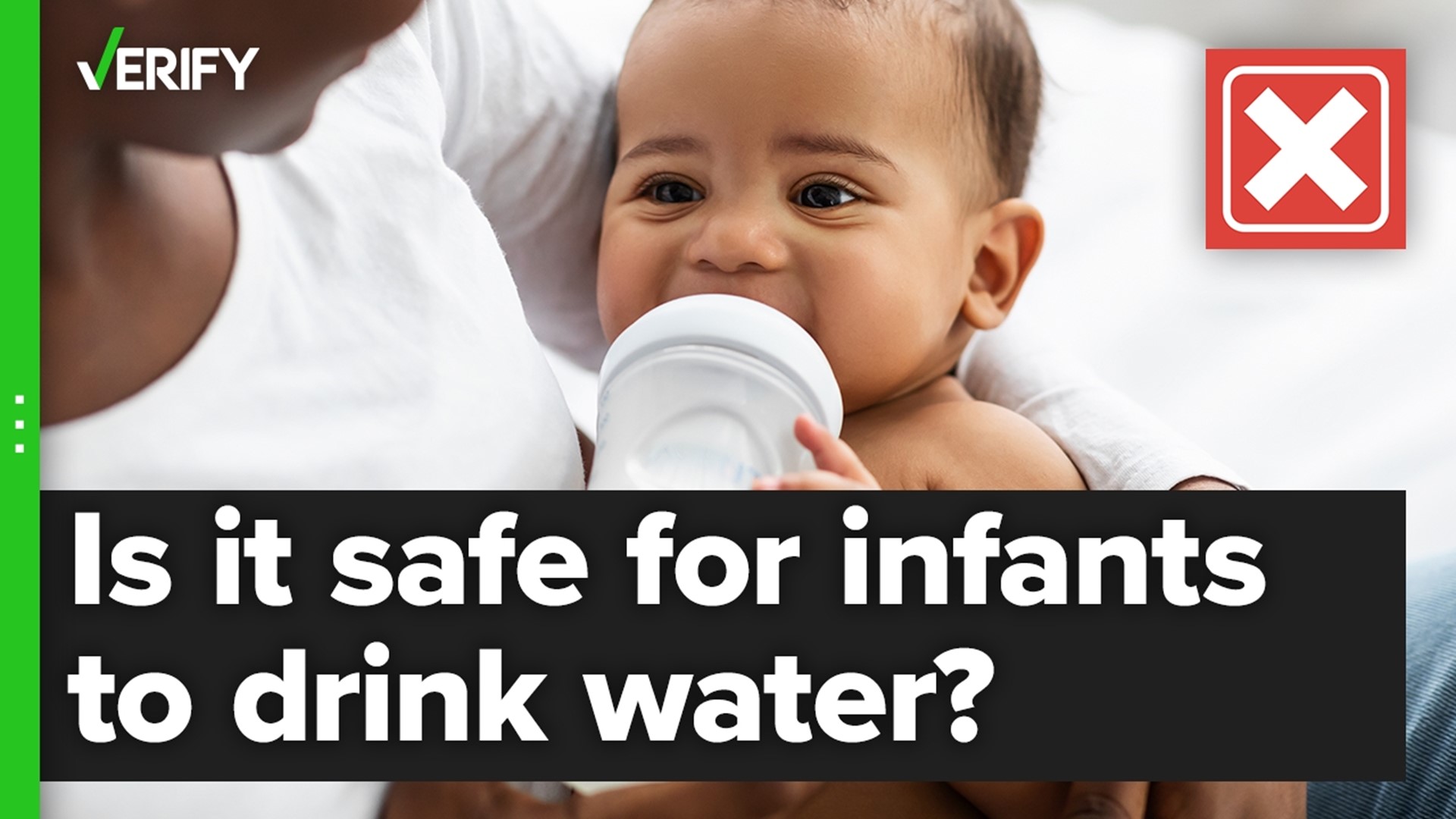 Multiple posts on Twitter recently went viral claiming that giving water to babies before they are 6 months old is potentially dangerous, but is that true?