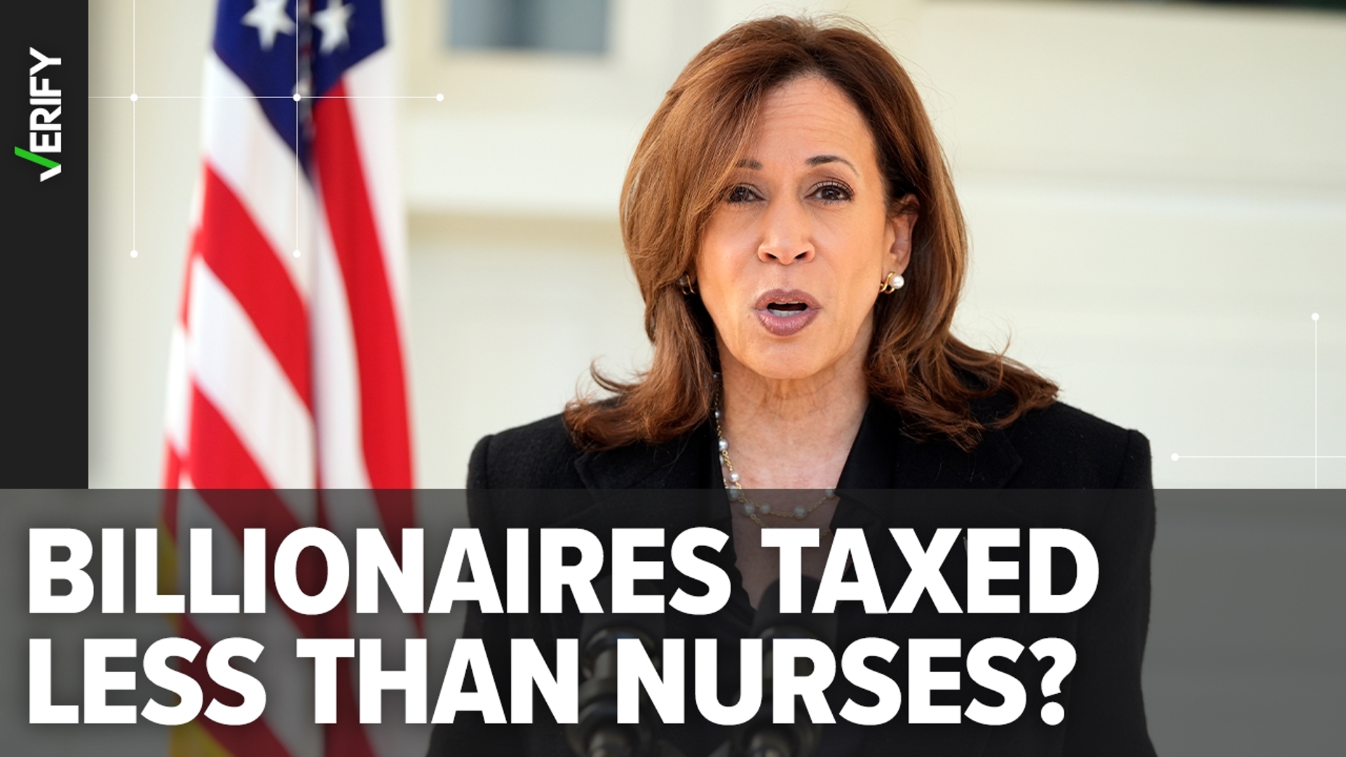 VP Kamala Harris said on 60 Minutes that teachers, nurses, and firefighters have higher tax rates than billionaires. Here’s what the tax code actually says.