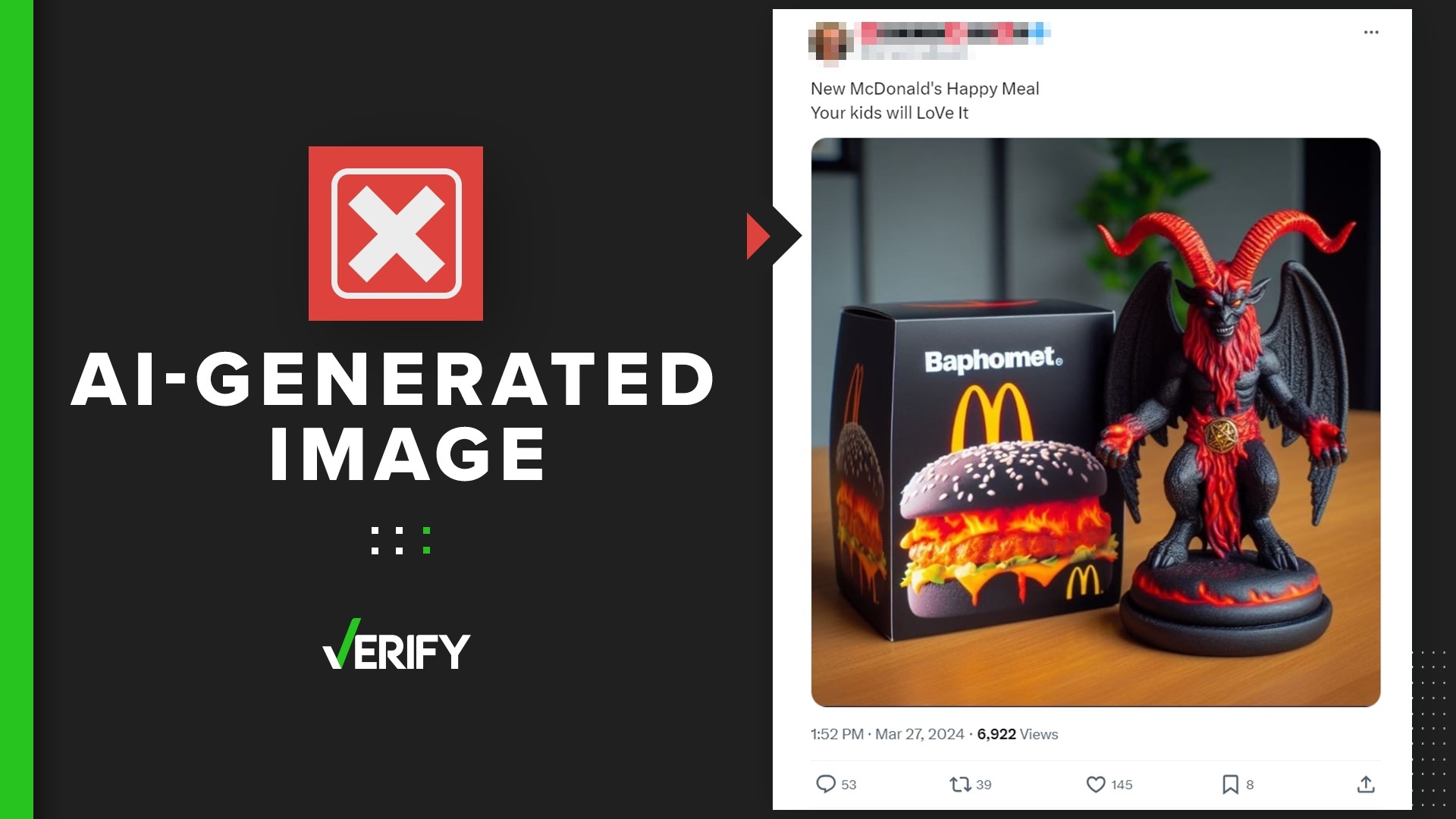 Satanic Target Images showing McDonald's and Target satanic-themed products are AI ...