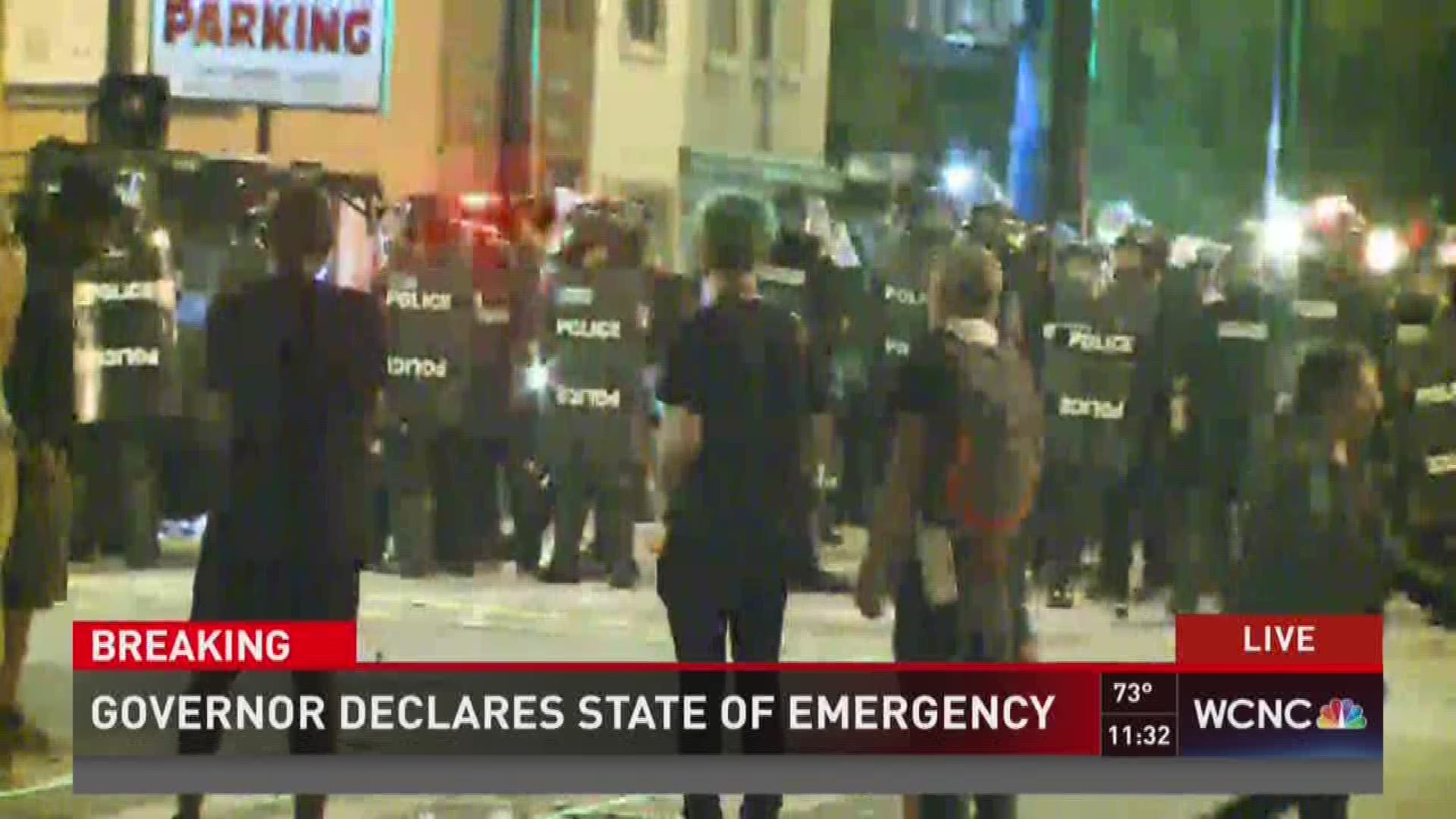Governor declares state of emergency in Charlotte