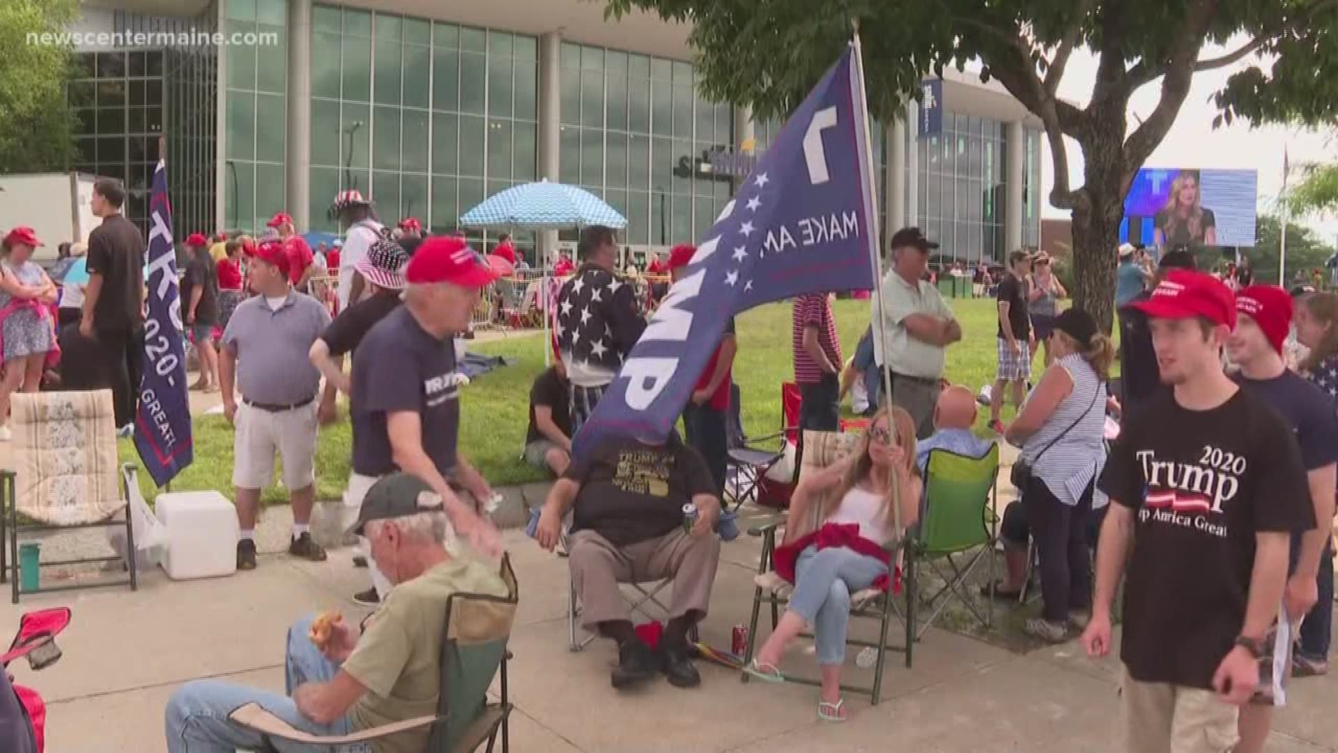 The event in Manchester on August 15 is President Trump's first 2020 campaign rally in the state since announcing he is running for reelection.