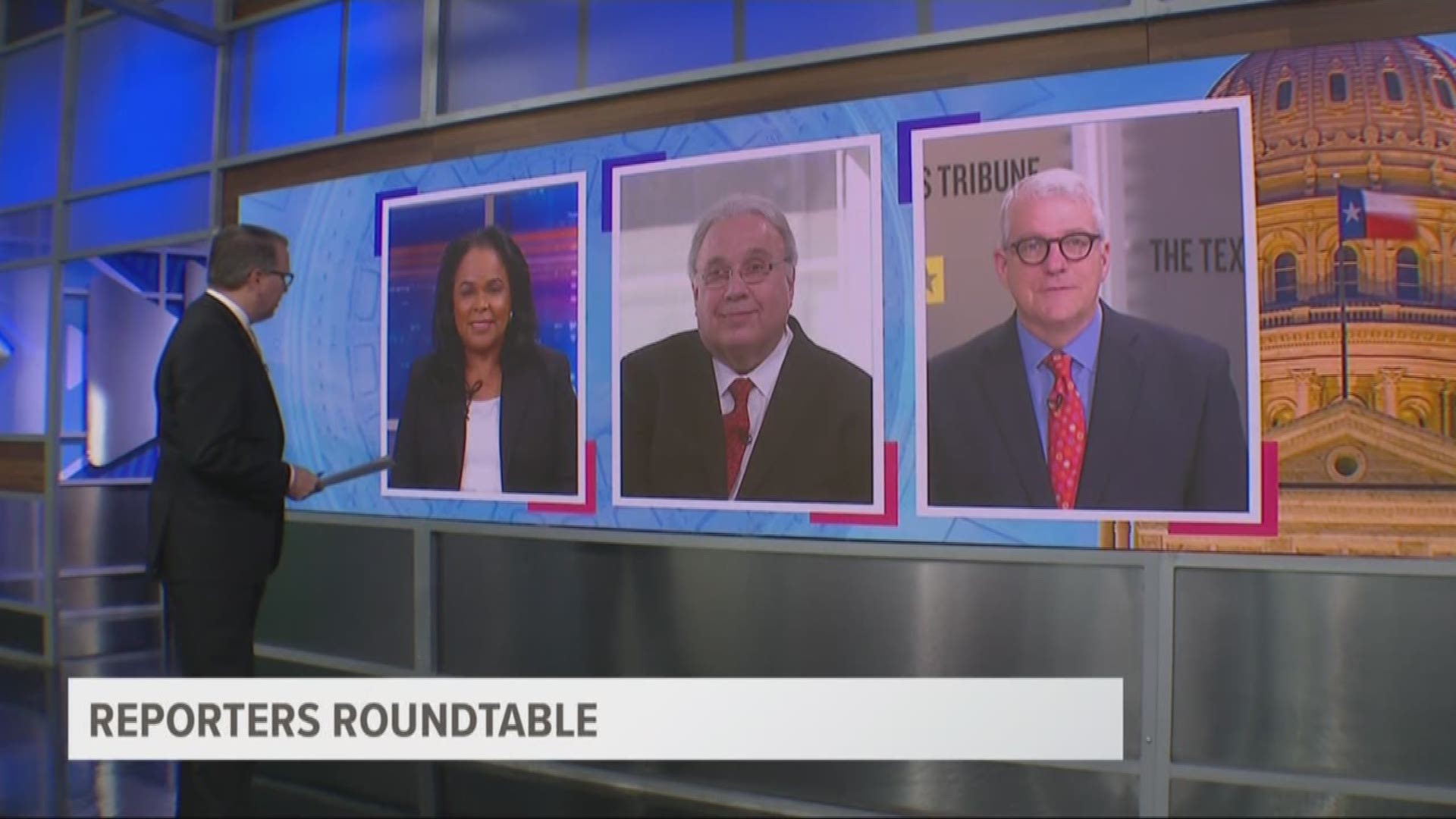 On the Roundtable, Ross Ramsey, Bud Kennedy, & Berna Dean Steptoe, WFAA's political producer, joined host Jason Whitely to give their political predictions for 2020.