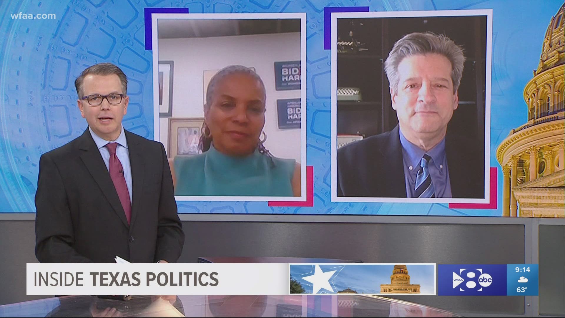 Deborah Peoples with the Tarrant County Democratic Party and Vinny Minchillo, a Republican ad campaign specialist, explain what happened.