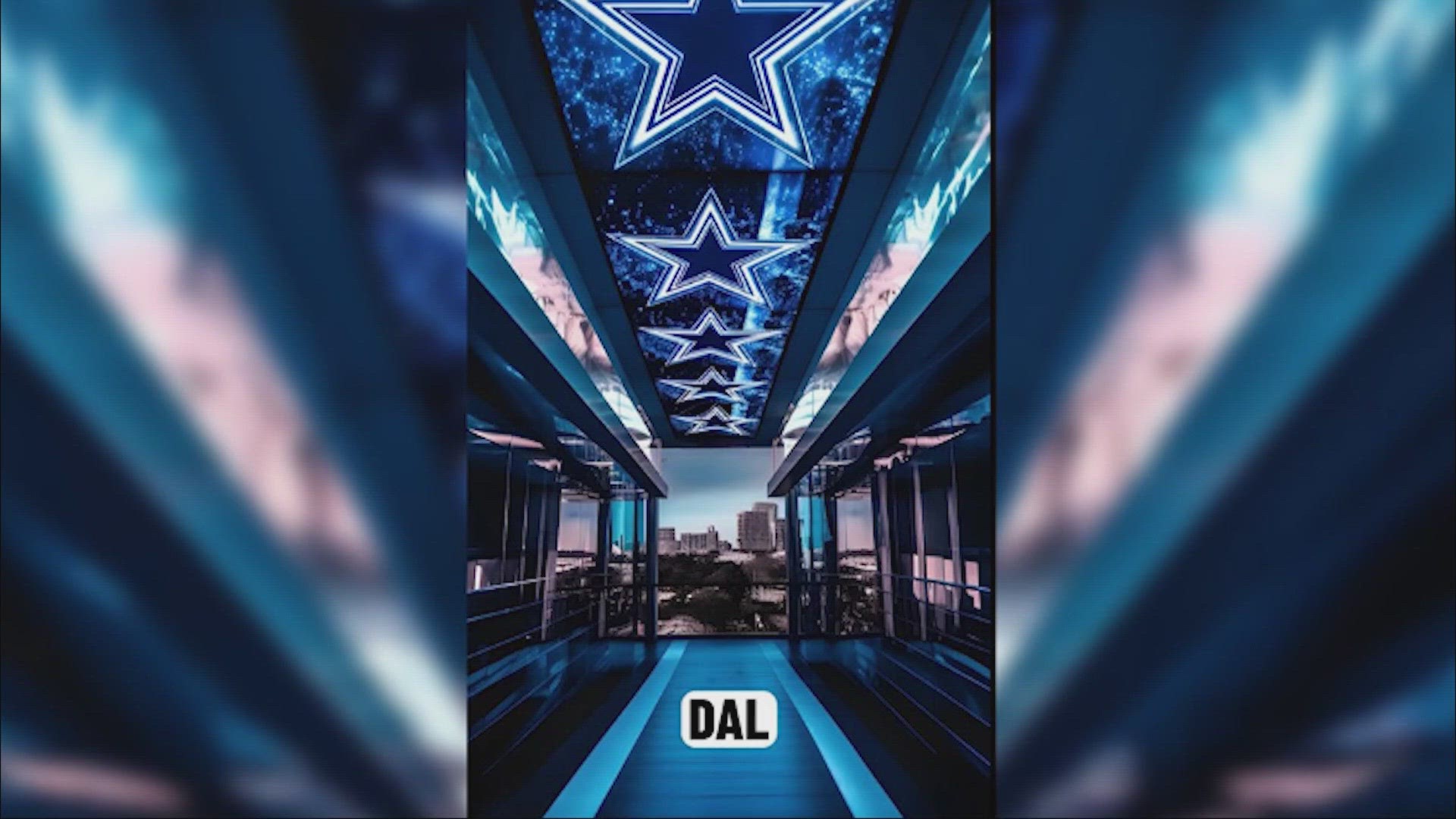 Rookies drafted got the opportunity to do a photo shoot in from of AI-generated backgrounds with the theme of their teams and cities.