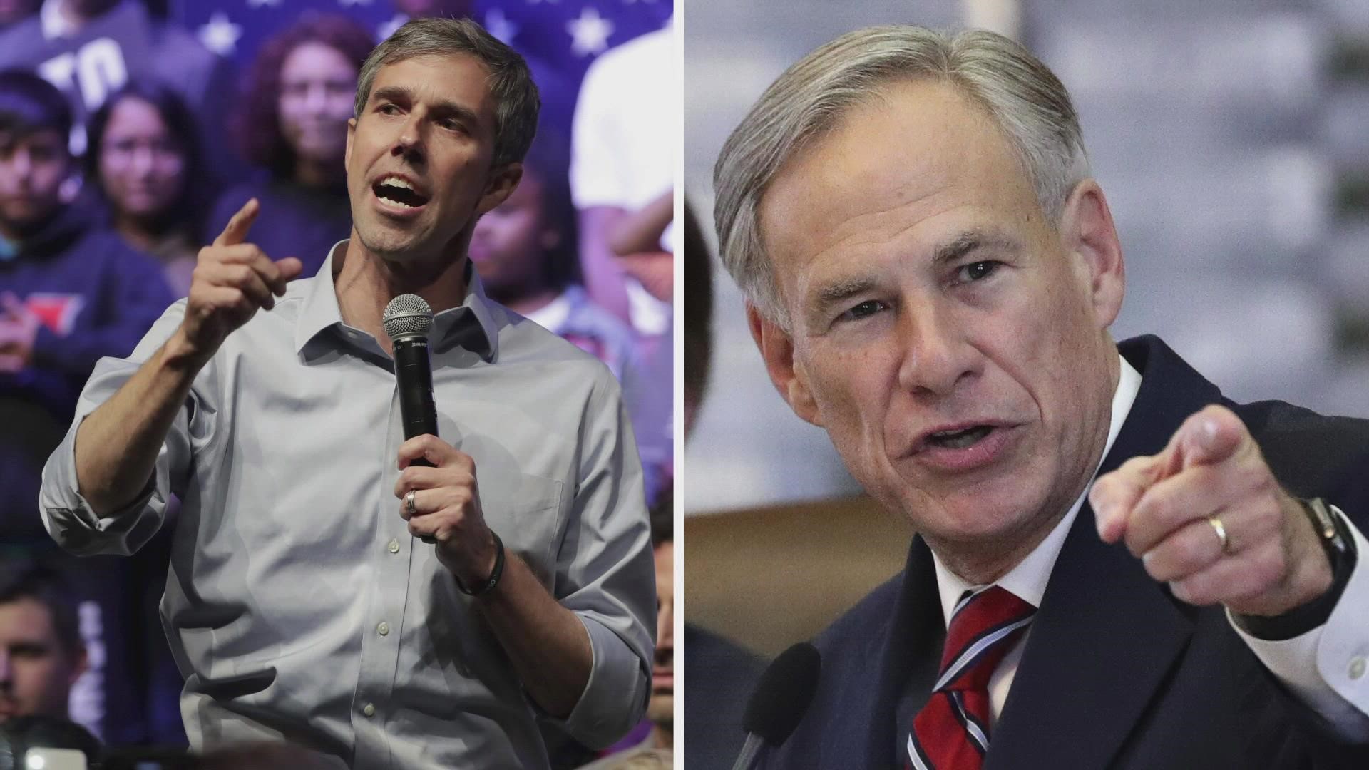 Former congressman Beto O'Rourke will be taking on Gov. Greg Abbott in the Texas gubernatorial race.