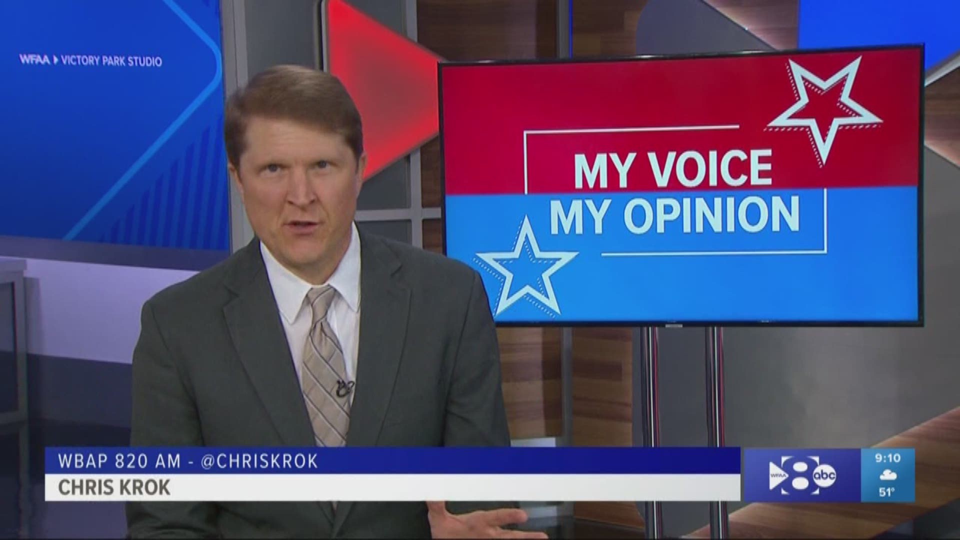 With this week’s My Voice, My Opinion, conservative Chris Krok - from WBAP 820 AM – claims Democrats used the wrong strategy in the impeachment process.