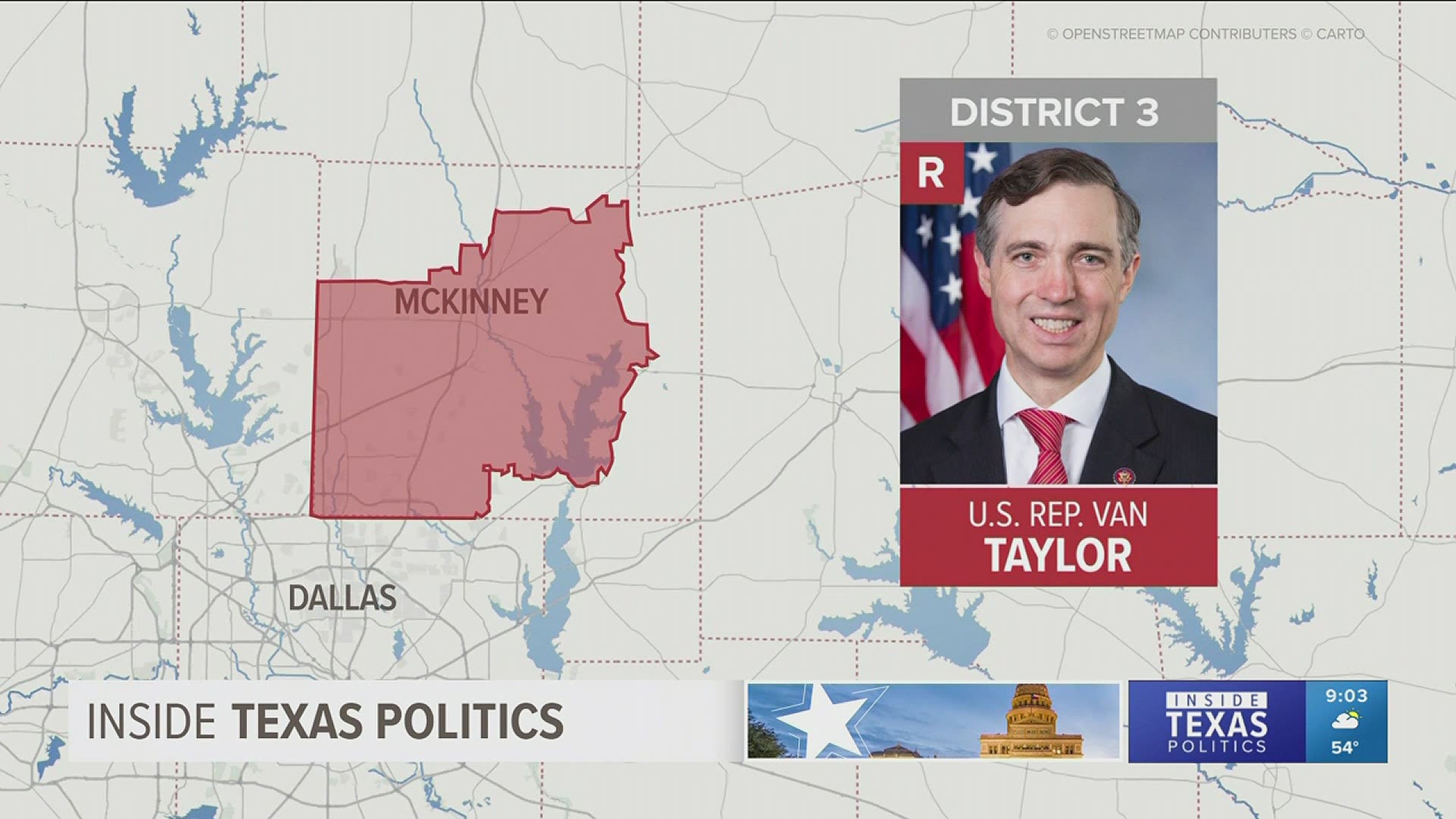 Rep. Van Taylor, R-Plano, said the U.S. is doing the best it can in a "crisis-level of care." One room, he said, holds 2,300 cots & children are sleeping head to toe