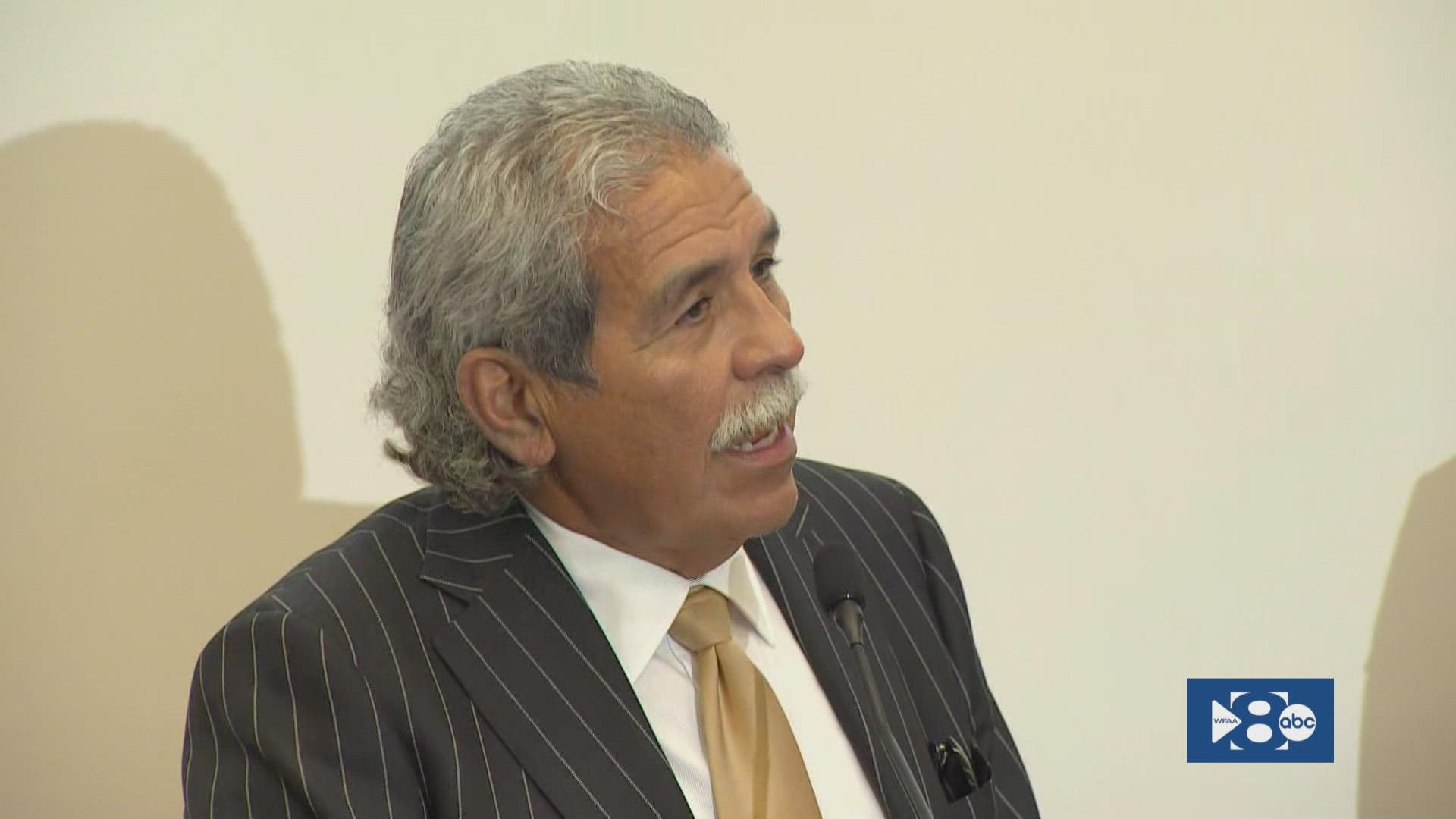 Dr. Hinojosa says he's not stepping down from the superintendent job, he's stepping up to something else.