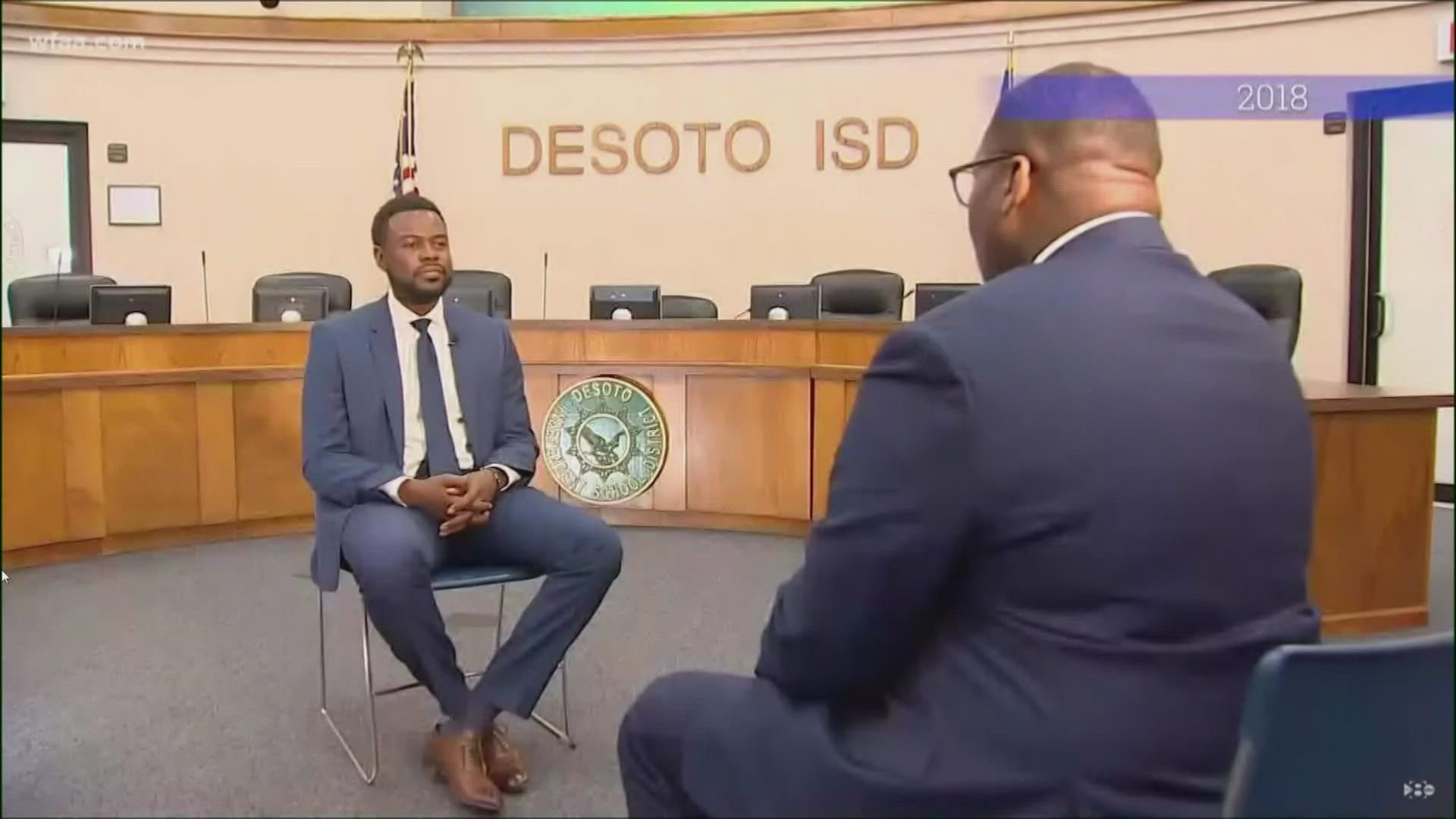 The DeSoto ISD Superintendent D'Andre Weaver submitted his resignation and Monday night the school board unanimously accepted it during a board meeting.