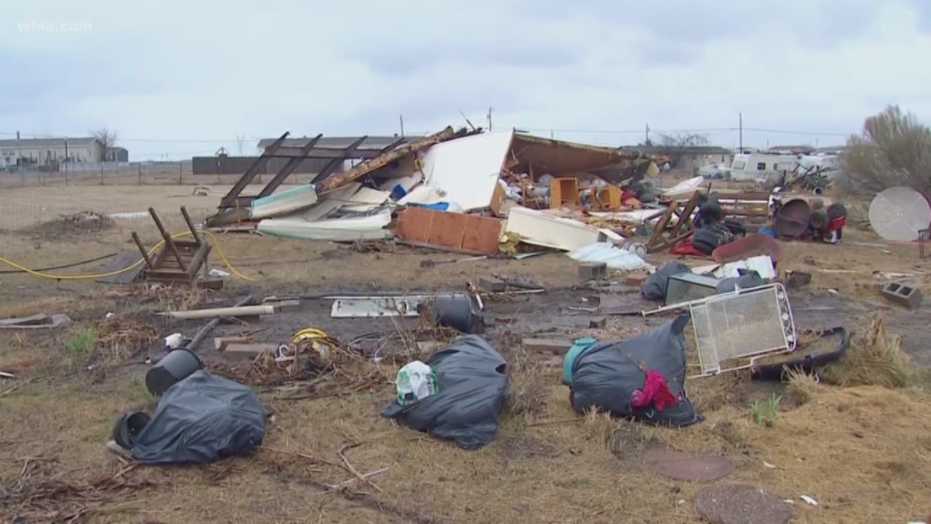 30 houses in DeSoto were damaged by 90-100 mph winds.