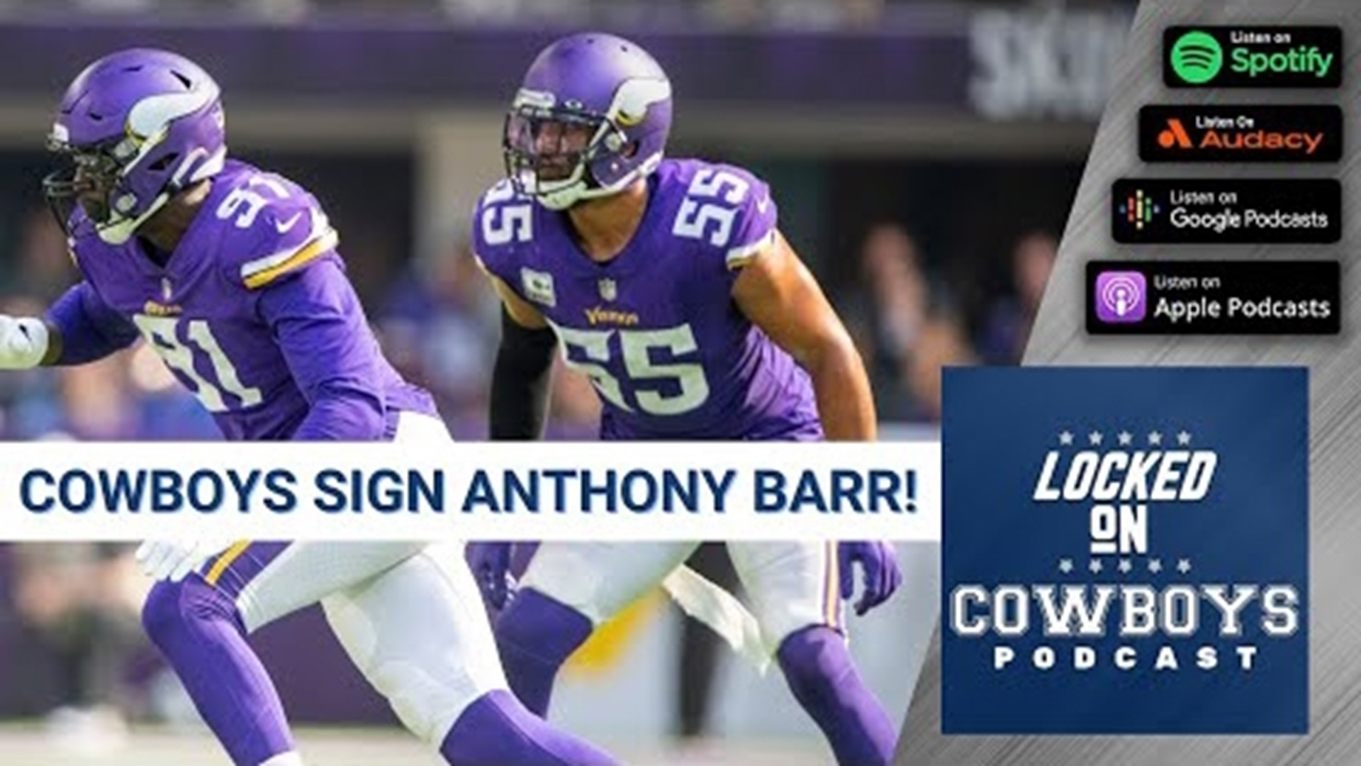 Marcus Mosher and Landon McCool are joined by Luke Braun of Locked On Vikings to break down the signing of linebacker Anthony Barr.