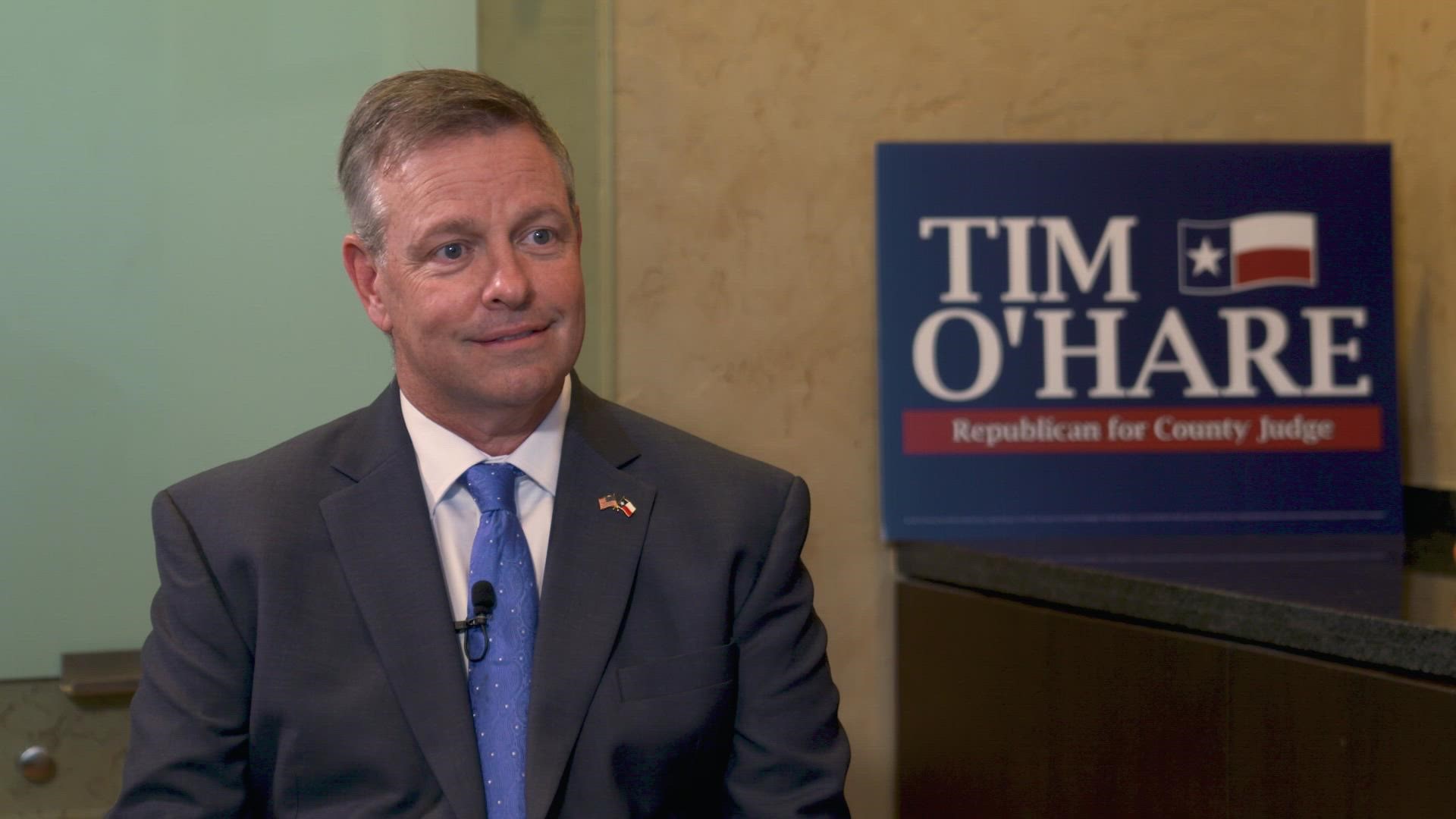 Tim O'Hare, Republican candidate for Tarrant County Judge.