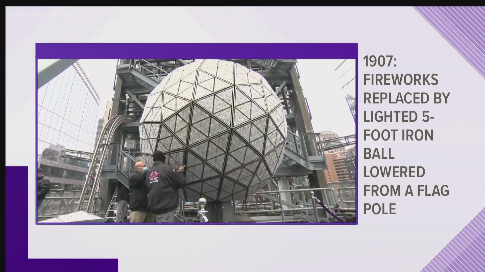 New York's Times Square ball drop started in the early 1900s.