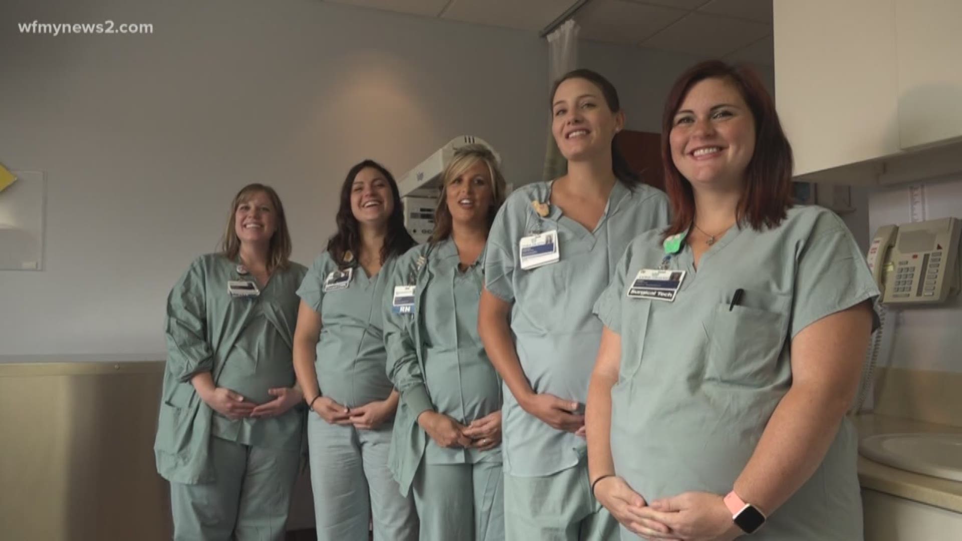 Seven Cone Health Nurses All Pregnant