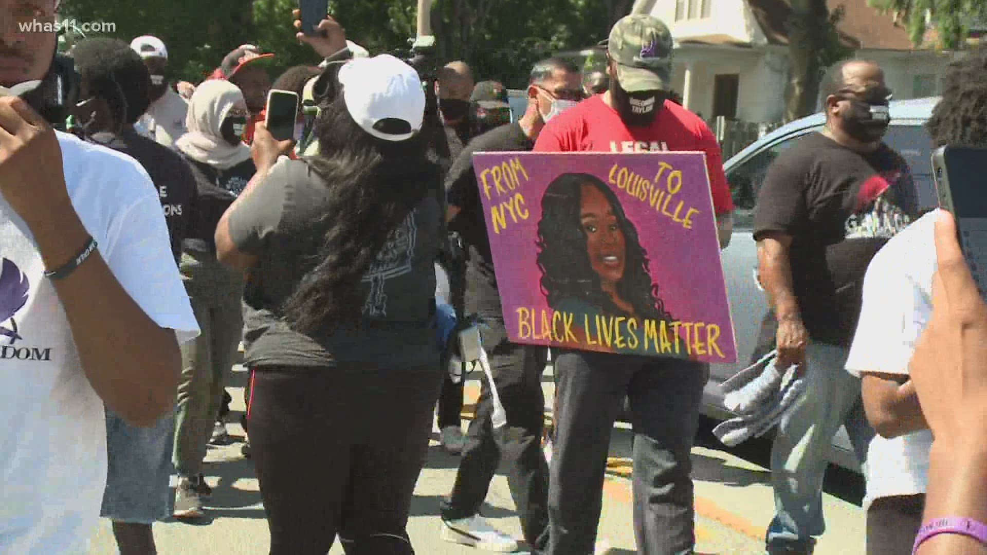 Crowds and protests are expected at Jefferson Square Park to mark one year since Breonna Taylor was shot and killed by Louisville police.