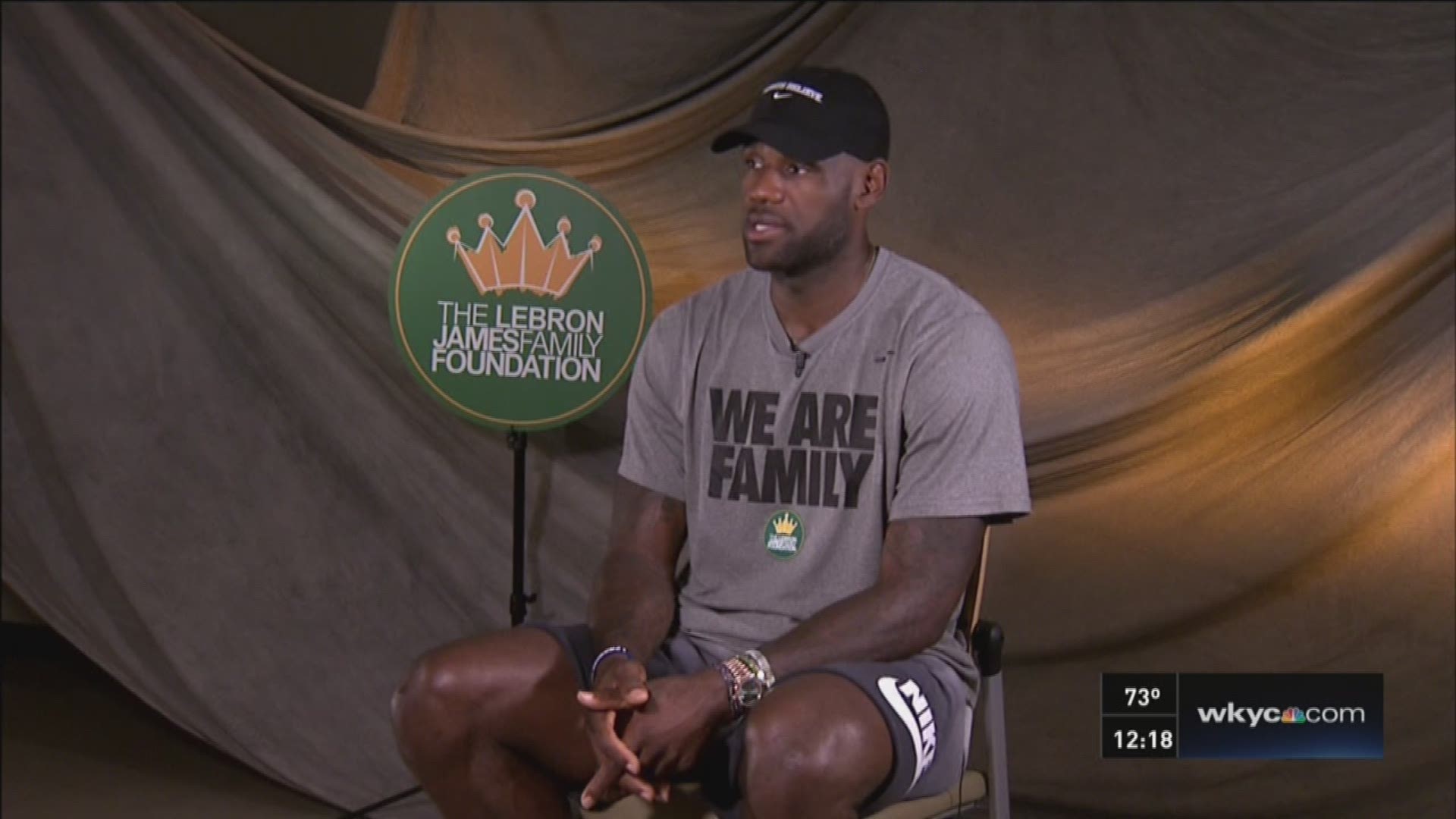 Aug. 17, 2016: WKYC's Jim Donovan sat down this week with Cavs MVP LeBron James for an exclusive interview about the LeBron James Family Foundation.